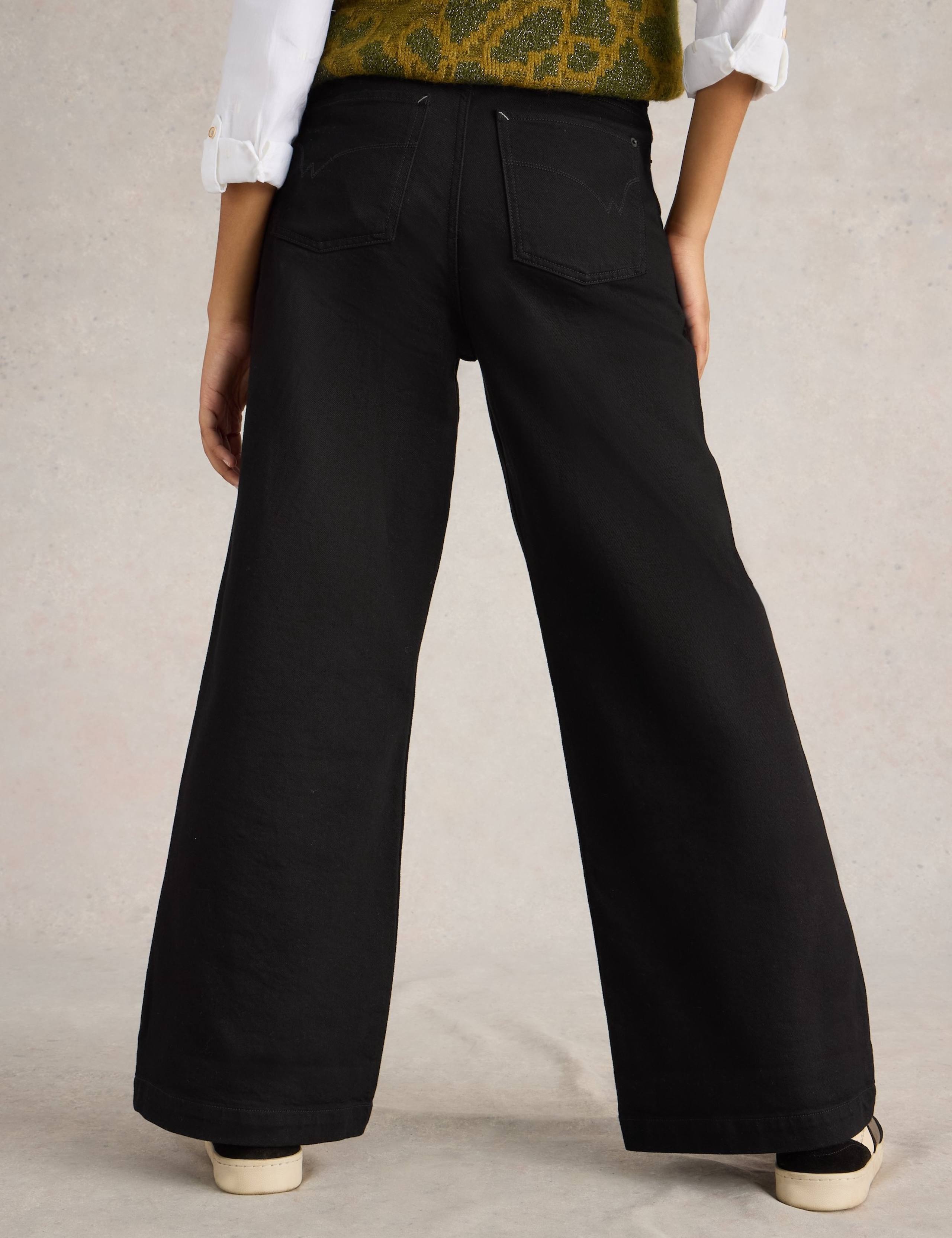 Mid Rise Wide Leg Jeans 4 of 6