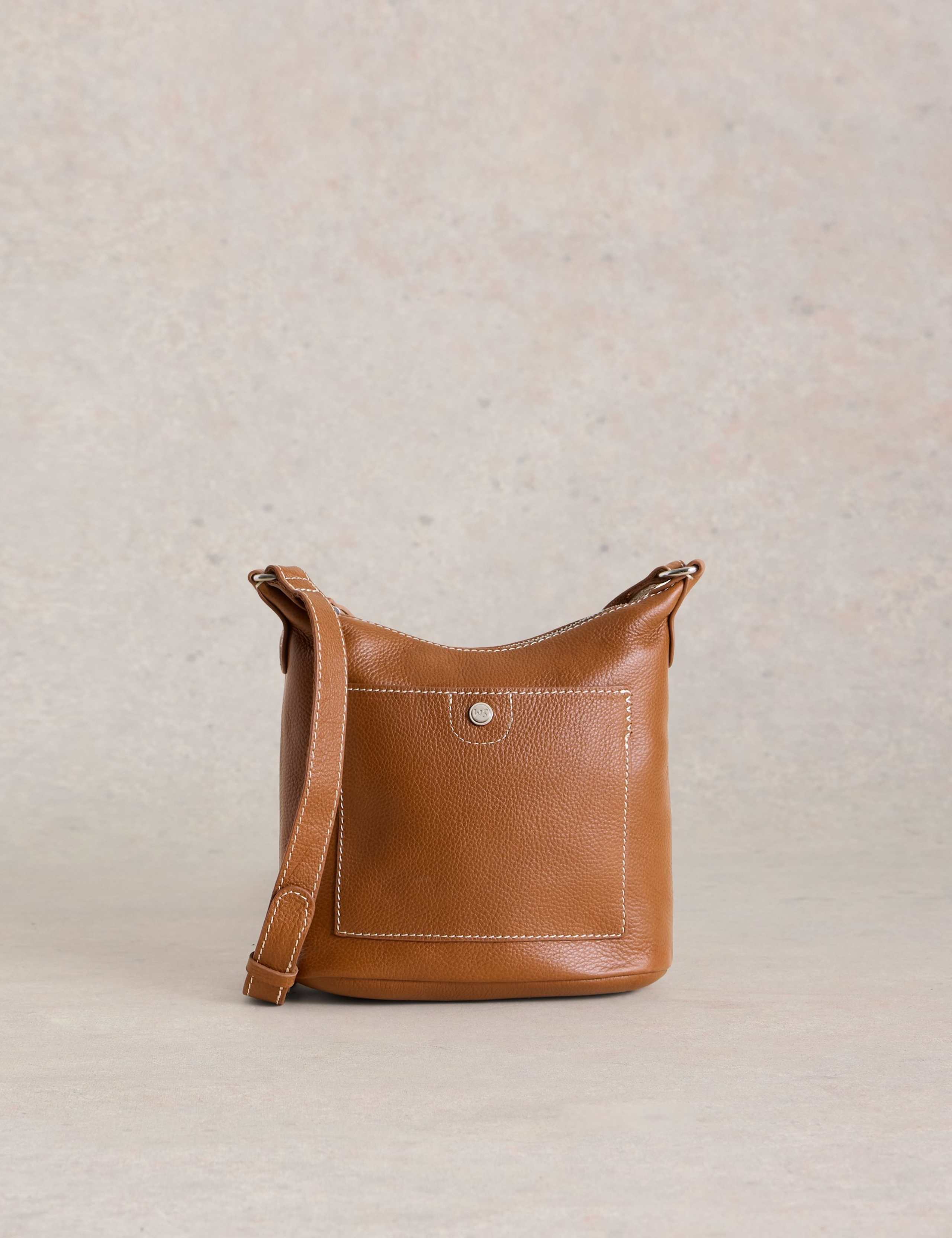 Leather Mini Cross Body Bag 2 of 6