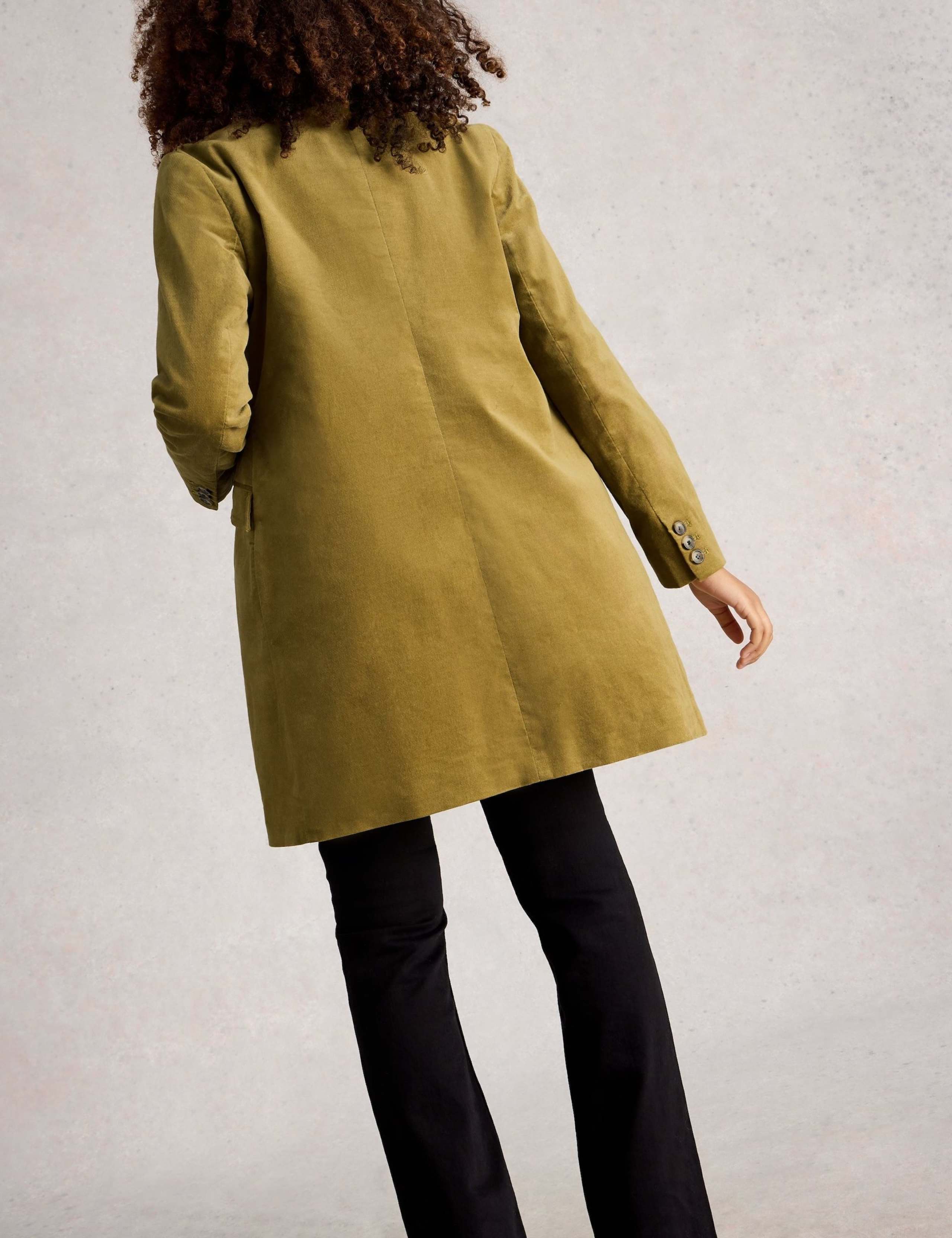 Cotton Rich Velvet Overcoat 4 of 6