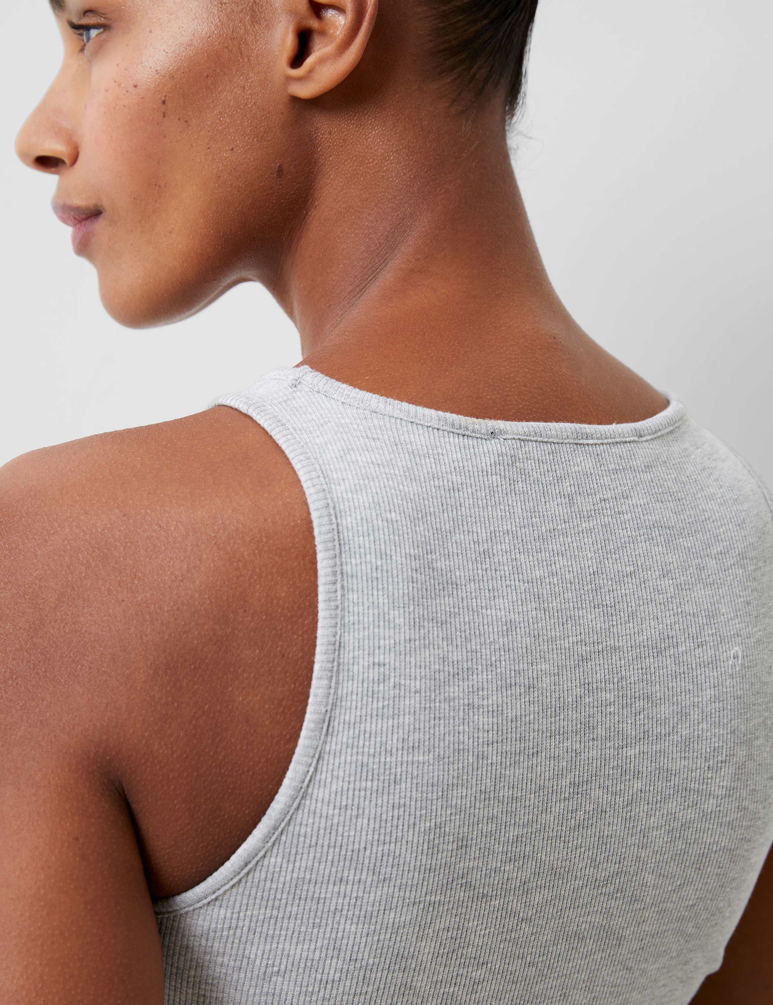 Cotton Rich Ribbed Vest 4 of 4