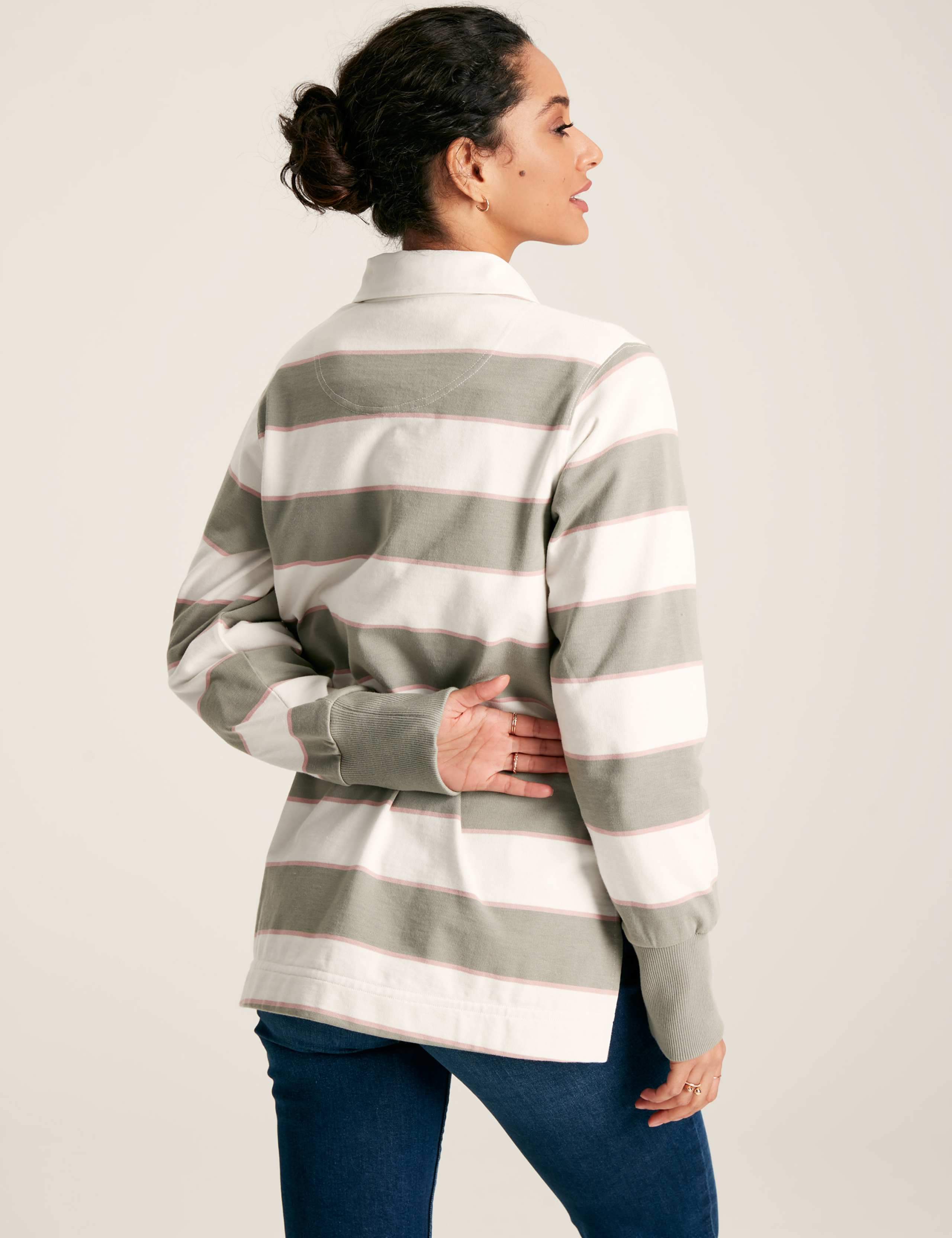 Pure Cotton Striped Rugby Top 3 of 6