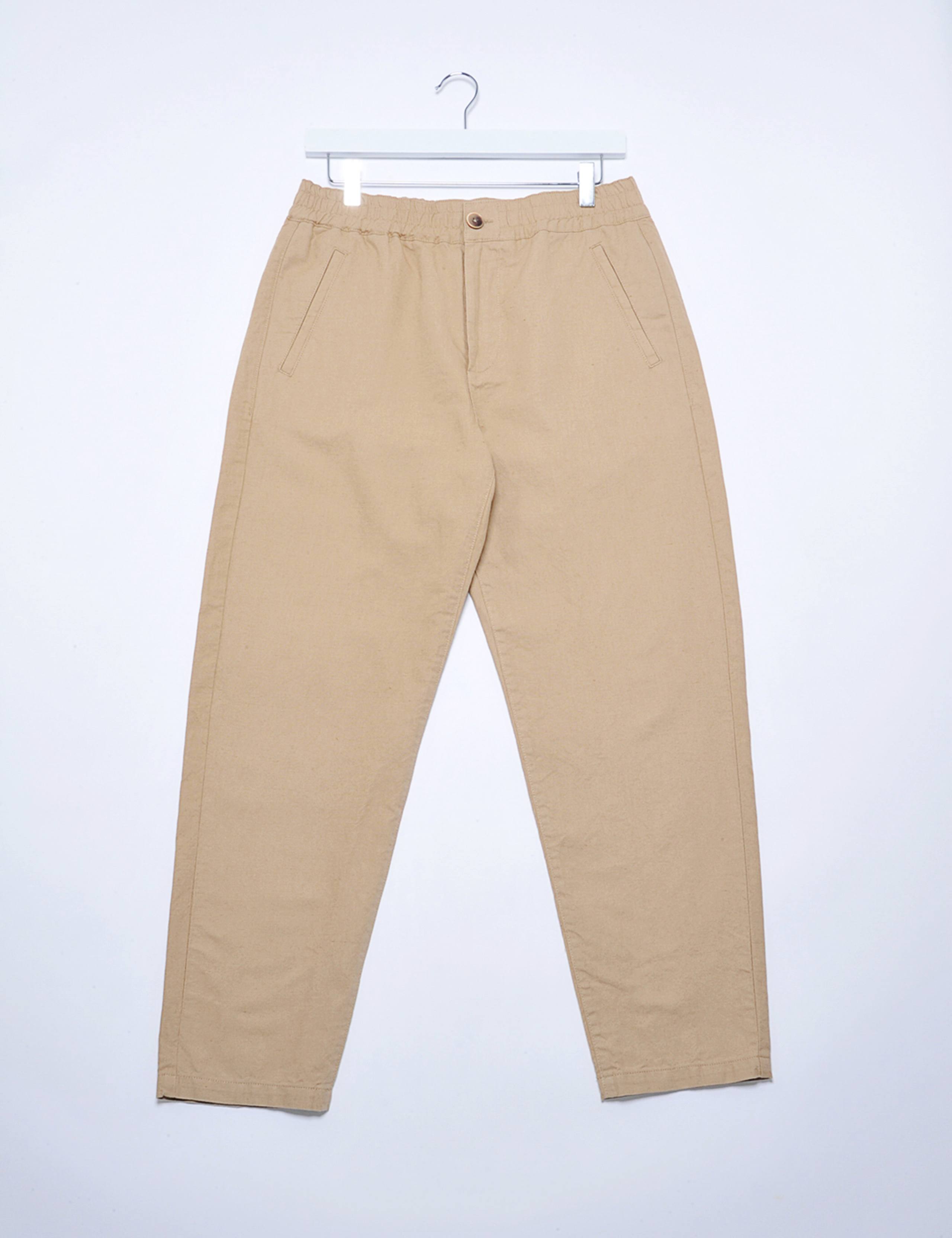Tapered Fit Cotton Rich Lightweight Trousers 2 of 6