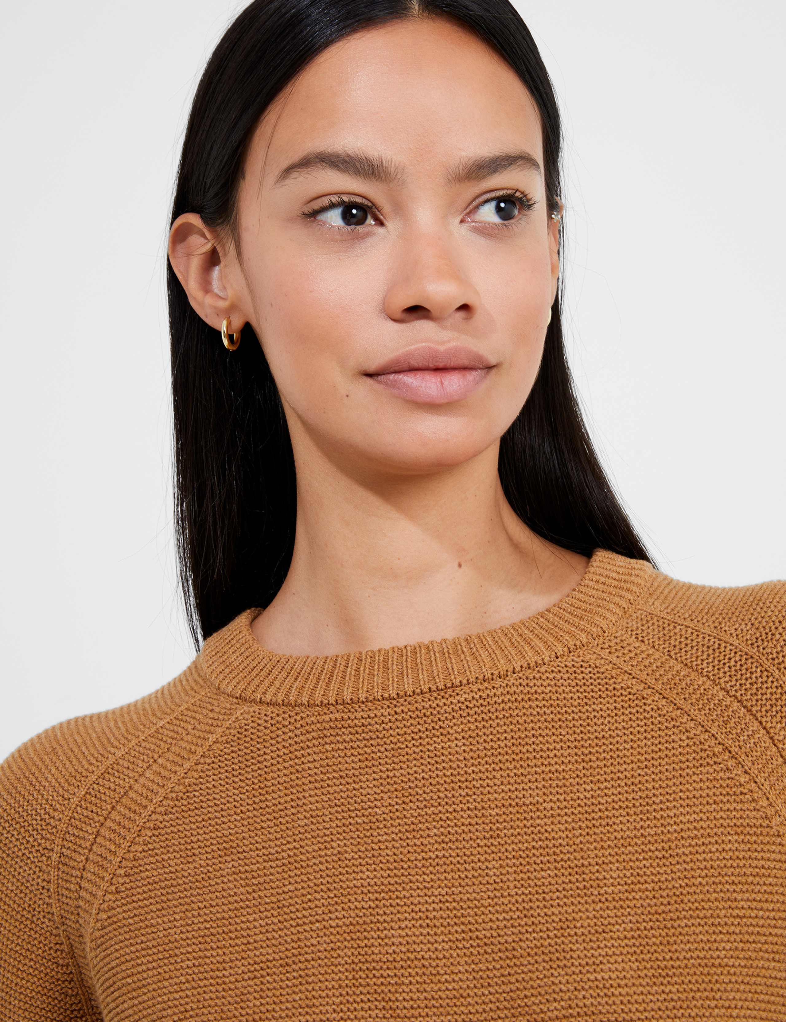 Pure Cotton Textured Relaxed Jumper 3 of 3