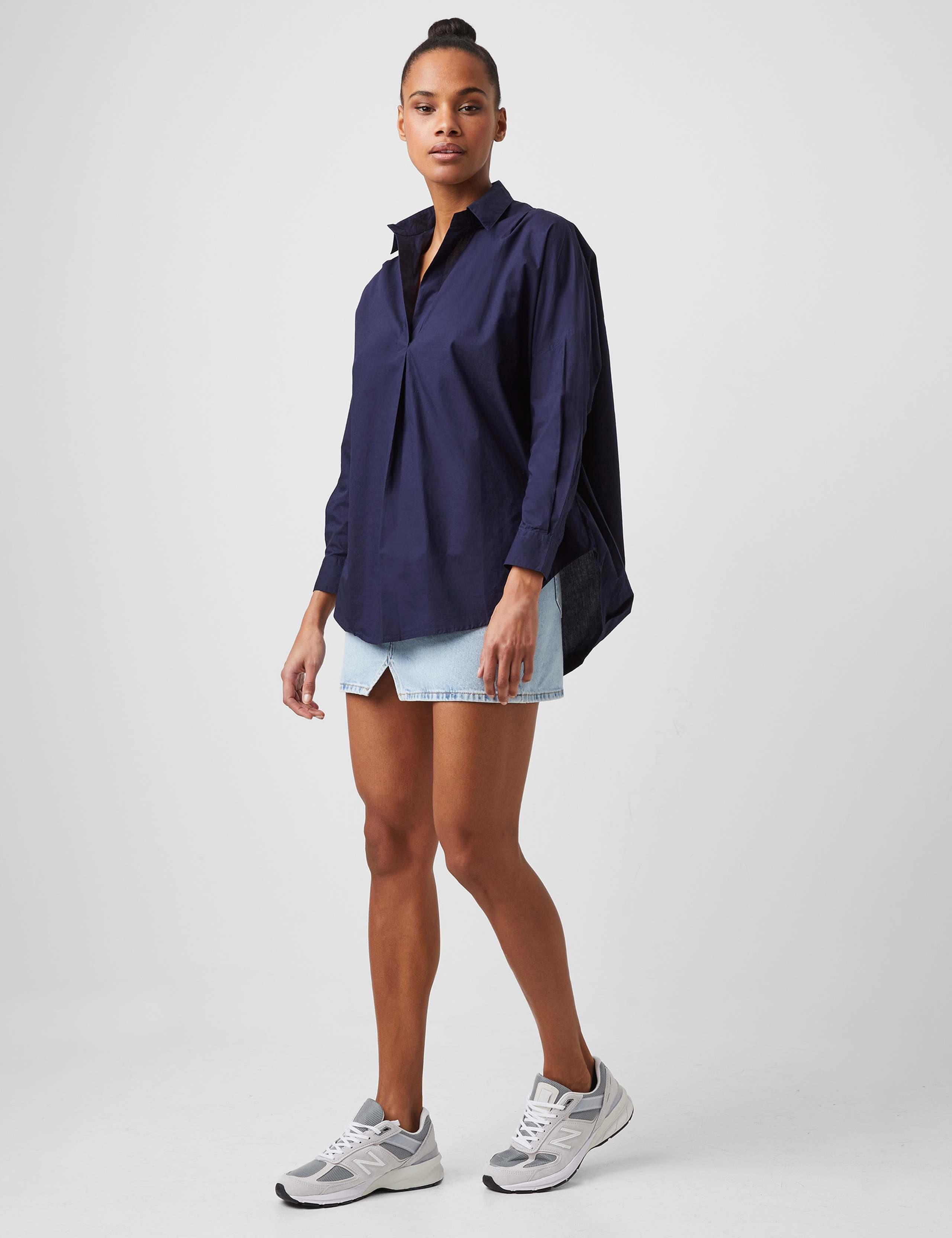 Pure Cotton Relaxed Popover Shirt 1 of 3