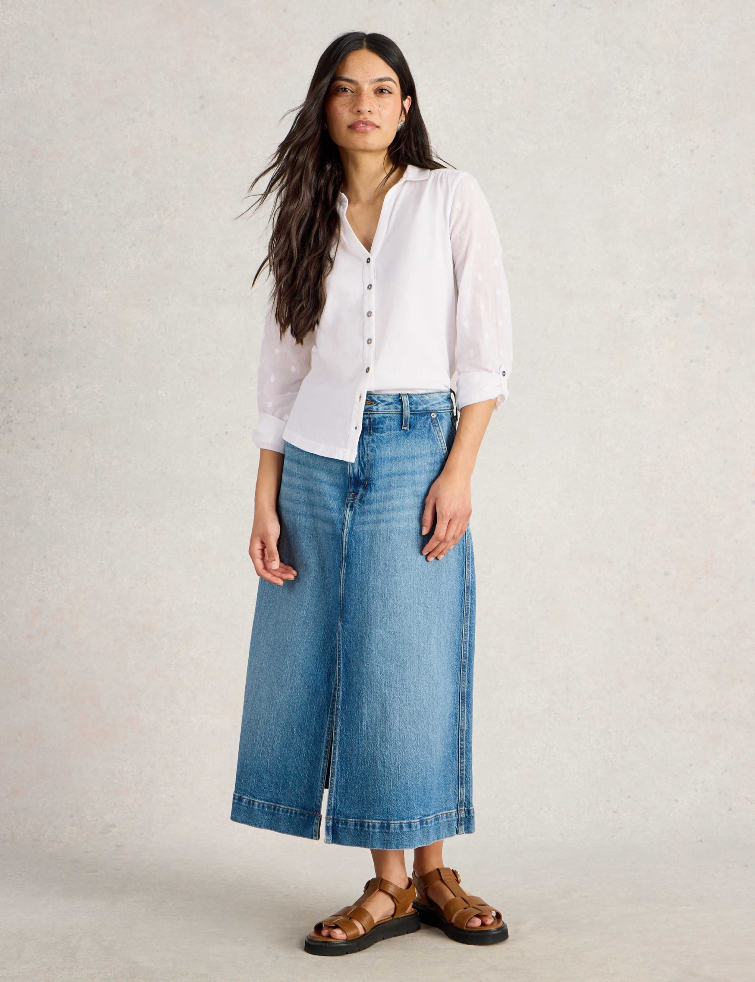 Pure Cotton Jersey Collared Shirt 4 of 6
