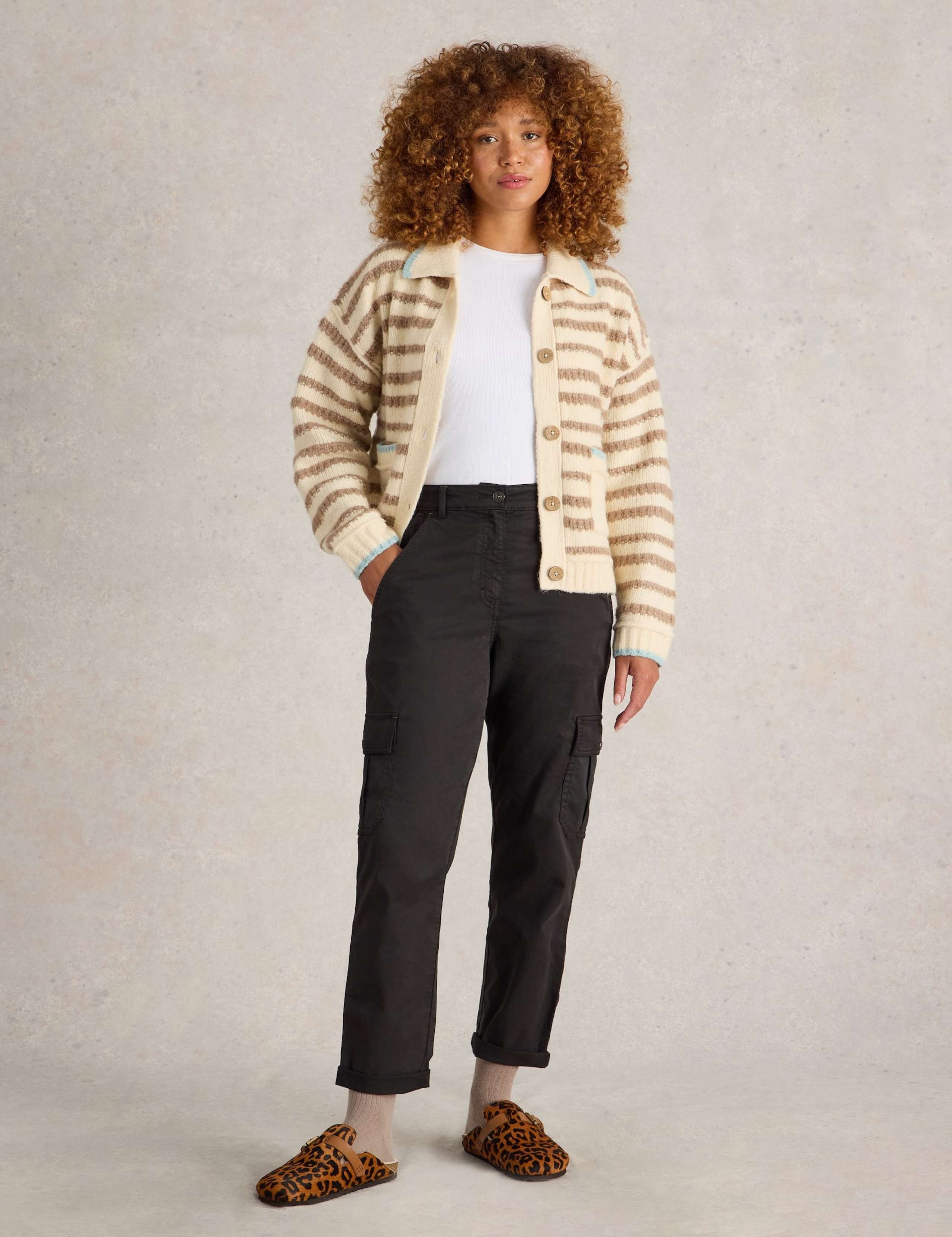 Lyocell Rich Cargo Trousers 3 of 6