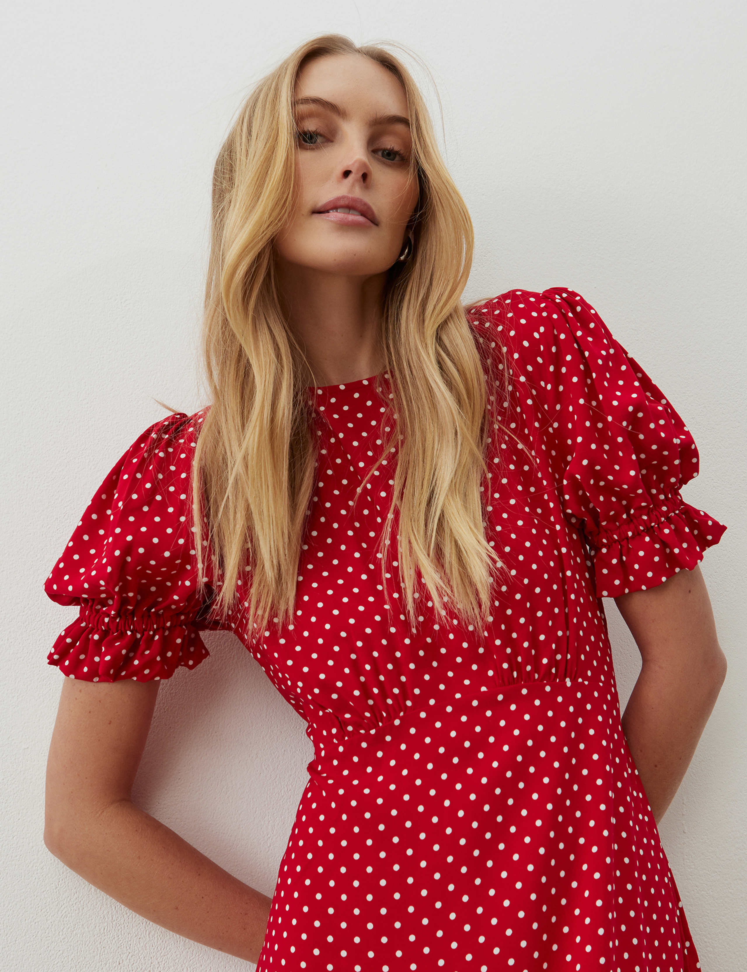 Polka Dot Midi Tea Dress 5 of 5