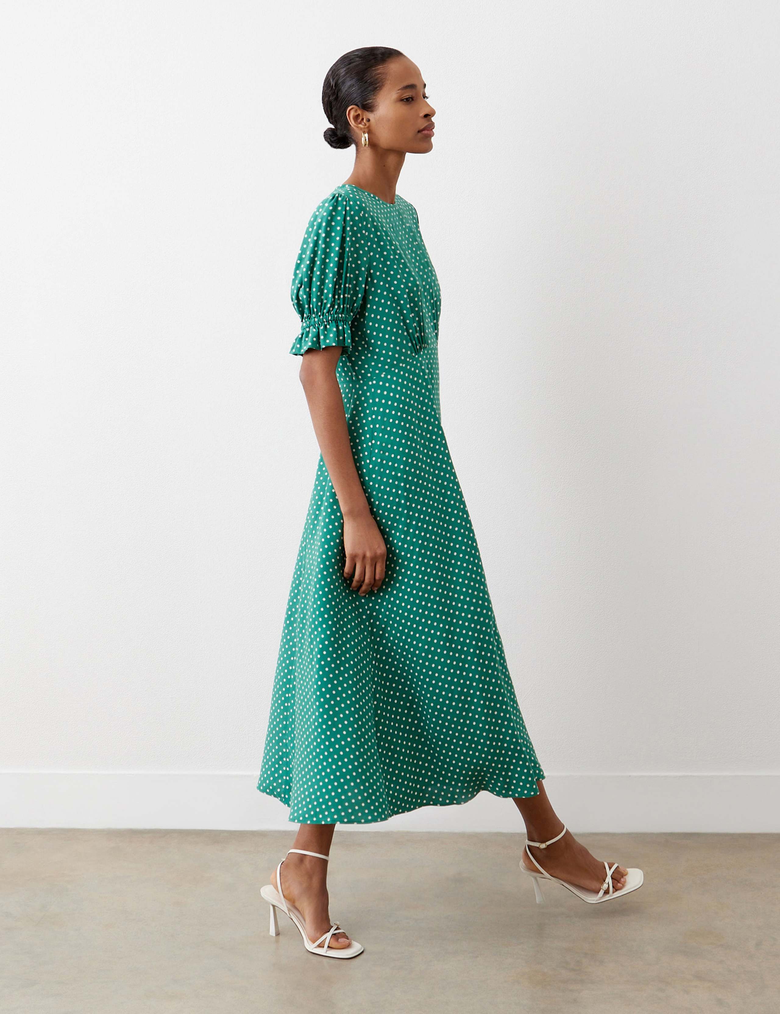 Polka Dot Midi Tea Dress 4 of 4