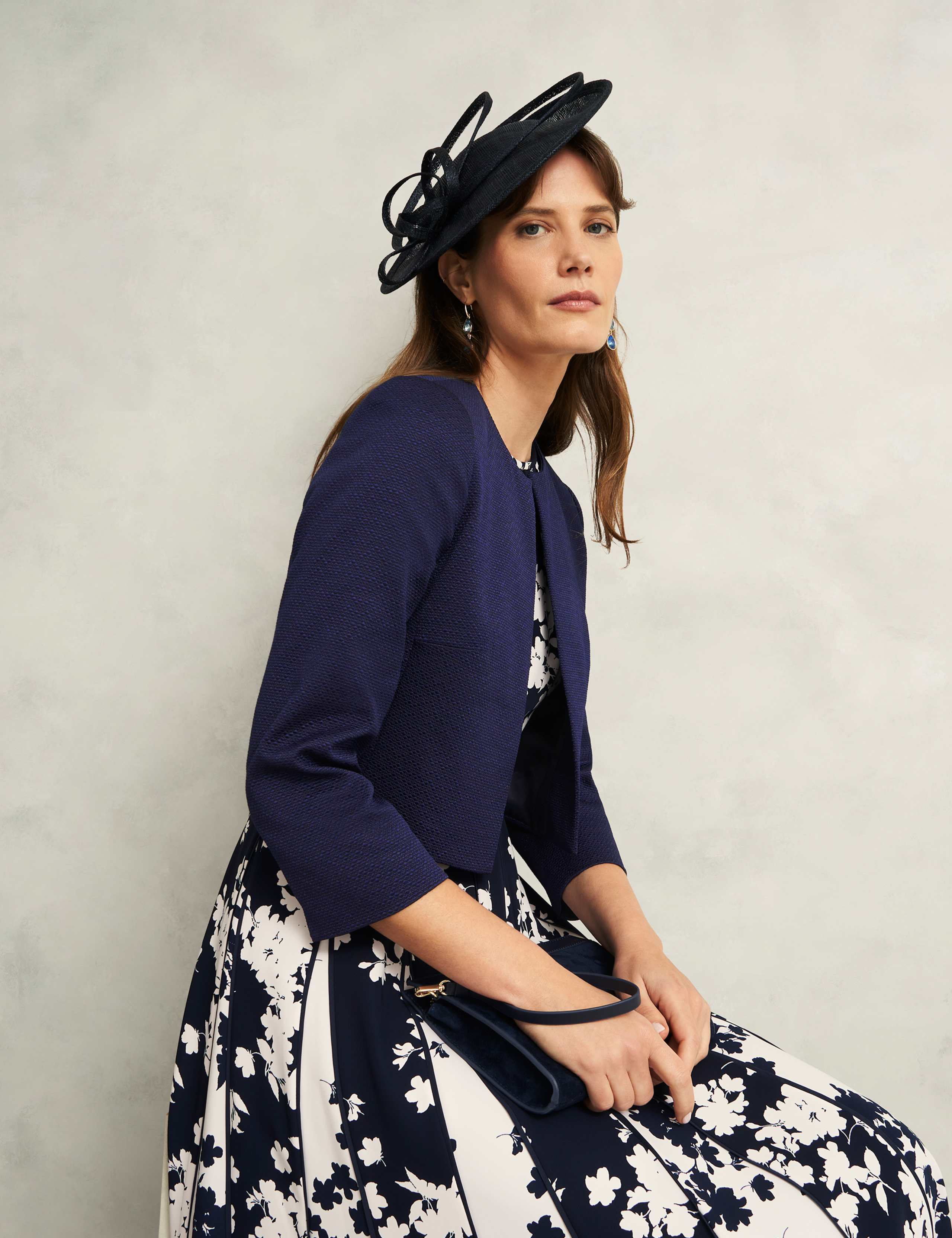 Collarless Cropped Jacket 5 of 7