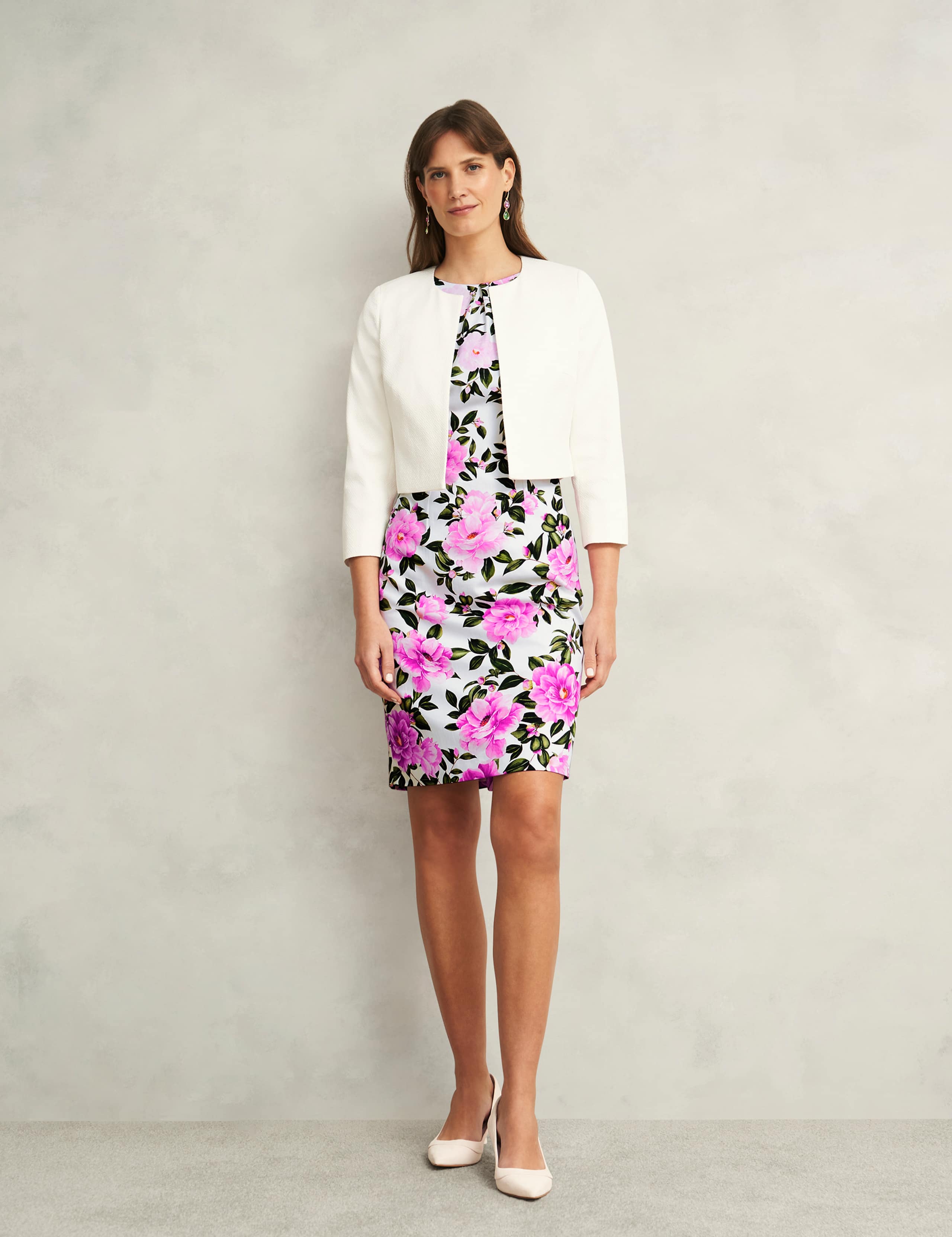 Collarless Cropped Jacket 6 of 8