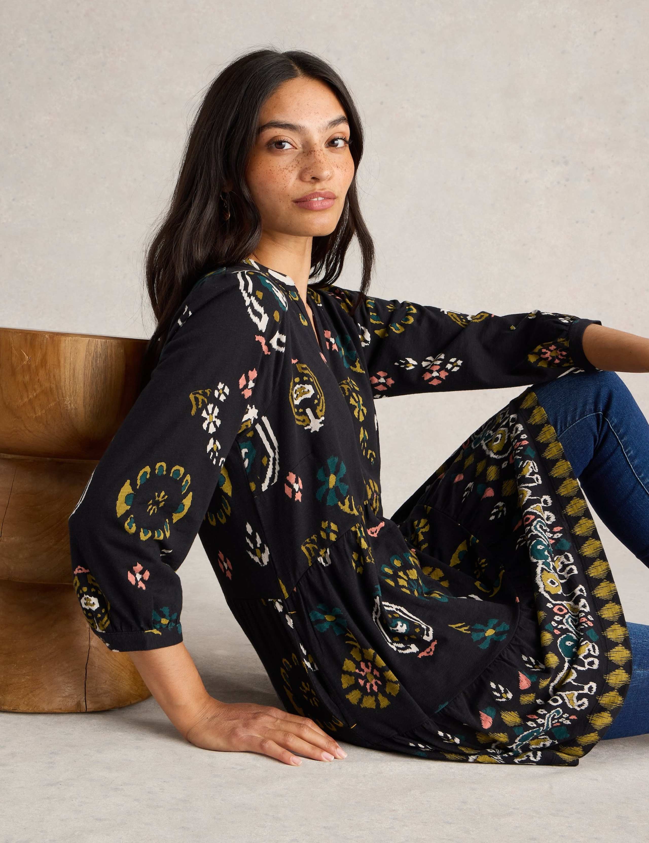Pure Cotton Printed Tunic 5 of 6
