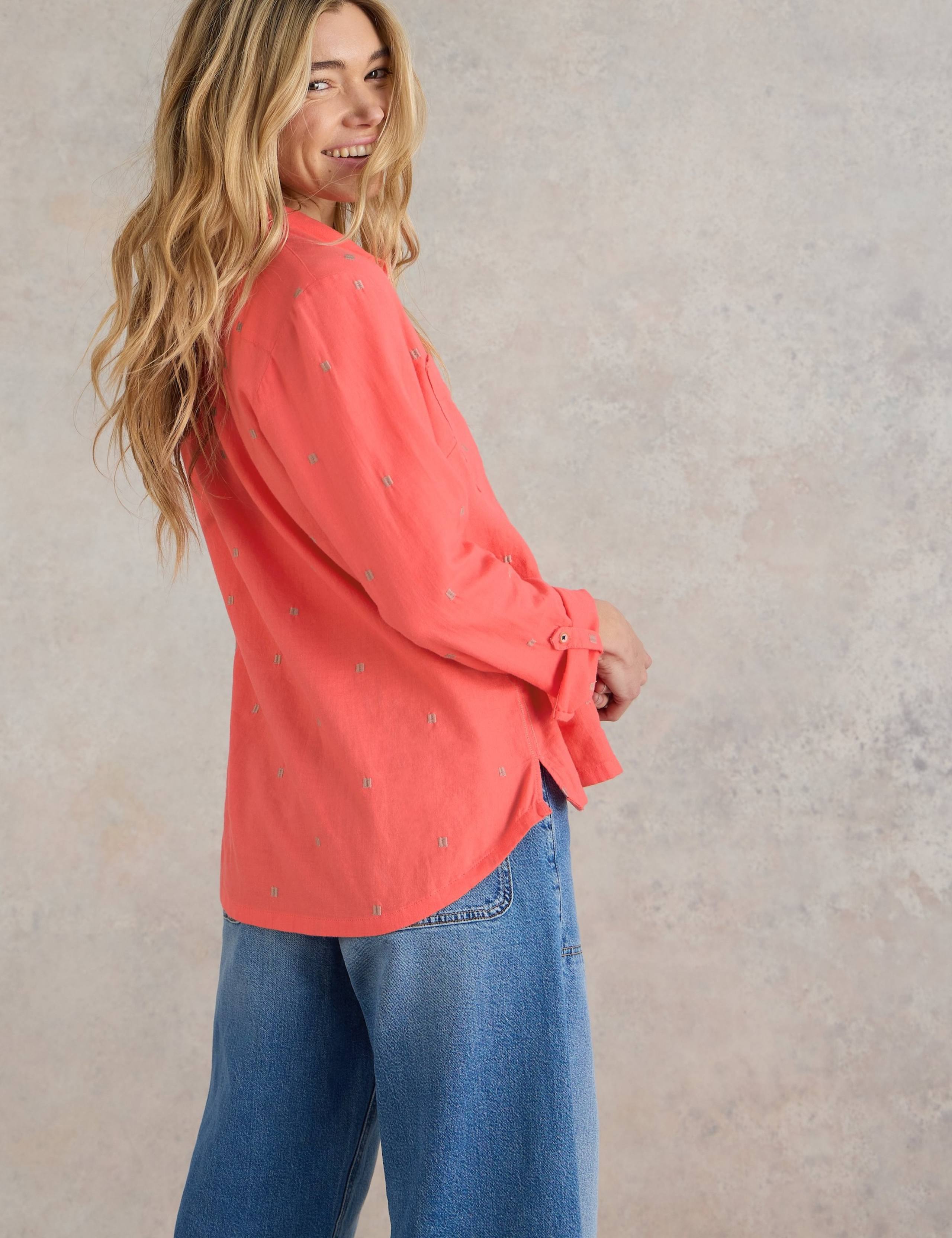 Pure Cotton Embroidered Shirt 3 of 6