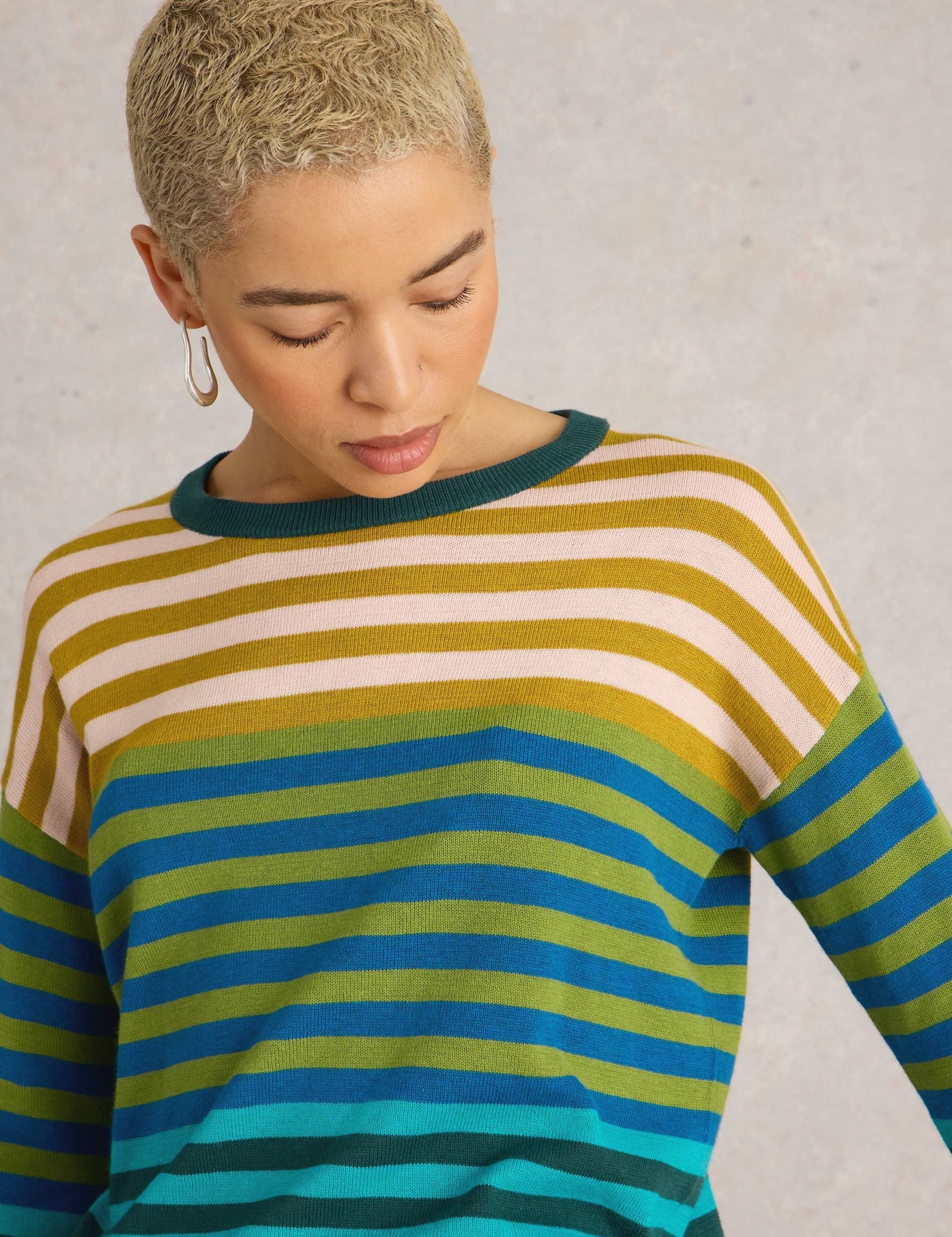 Cotton Rich Striped Jumper 4 of 6