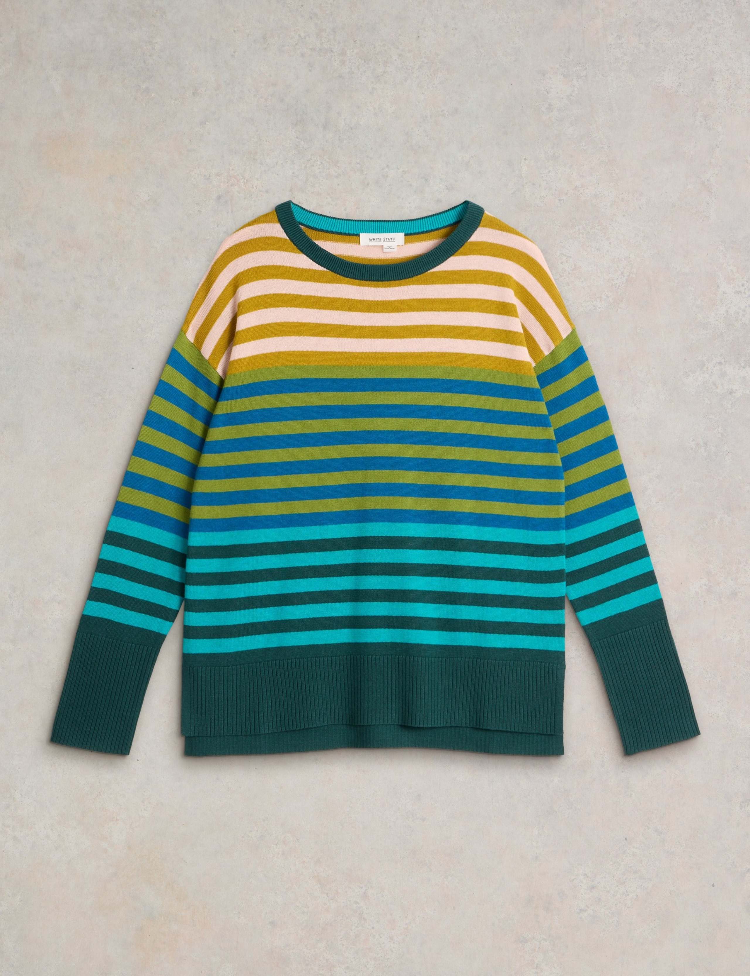 Cotton Rich Striped Jumper 2 of 6