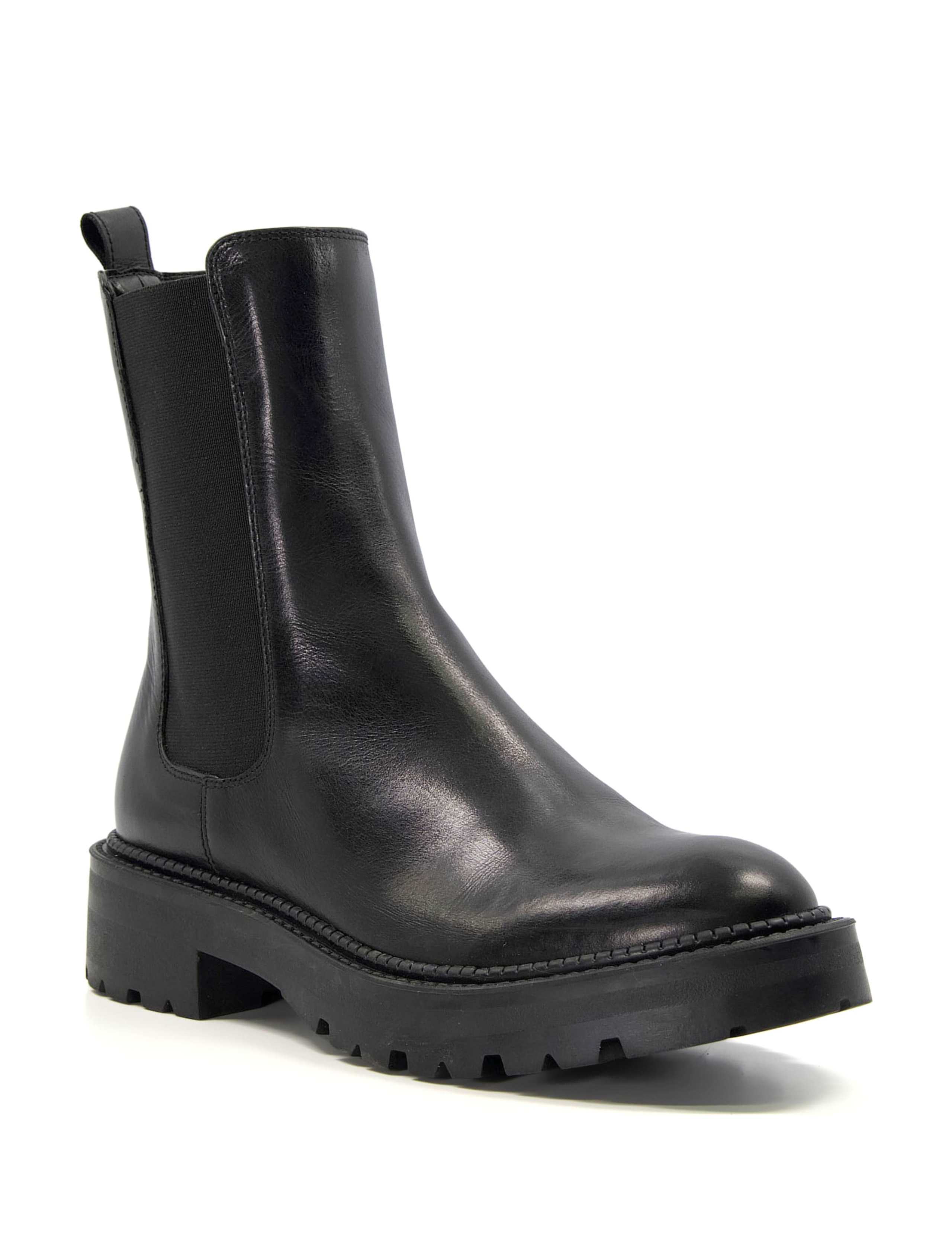 Leather Chunky Chelsea Ankle Boot 1 of 4