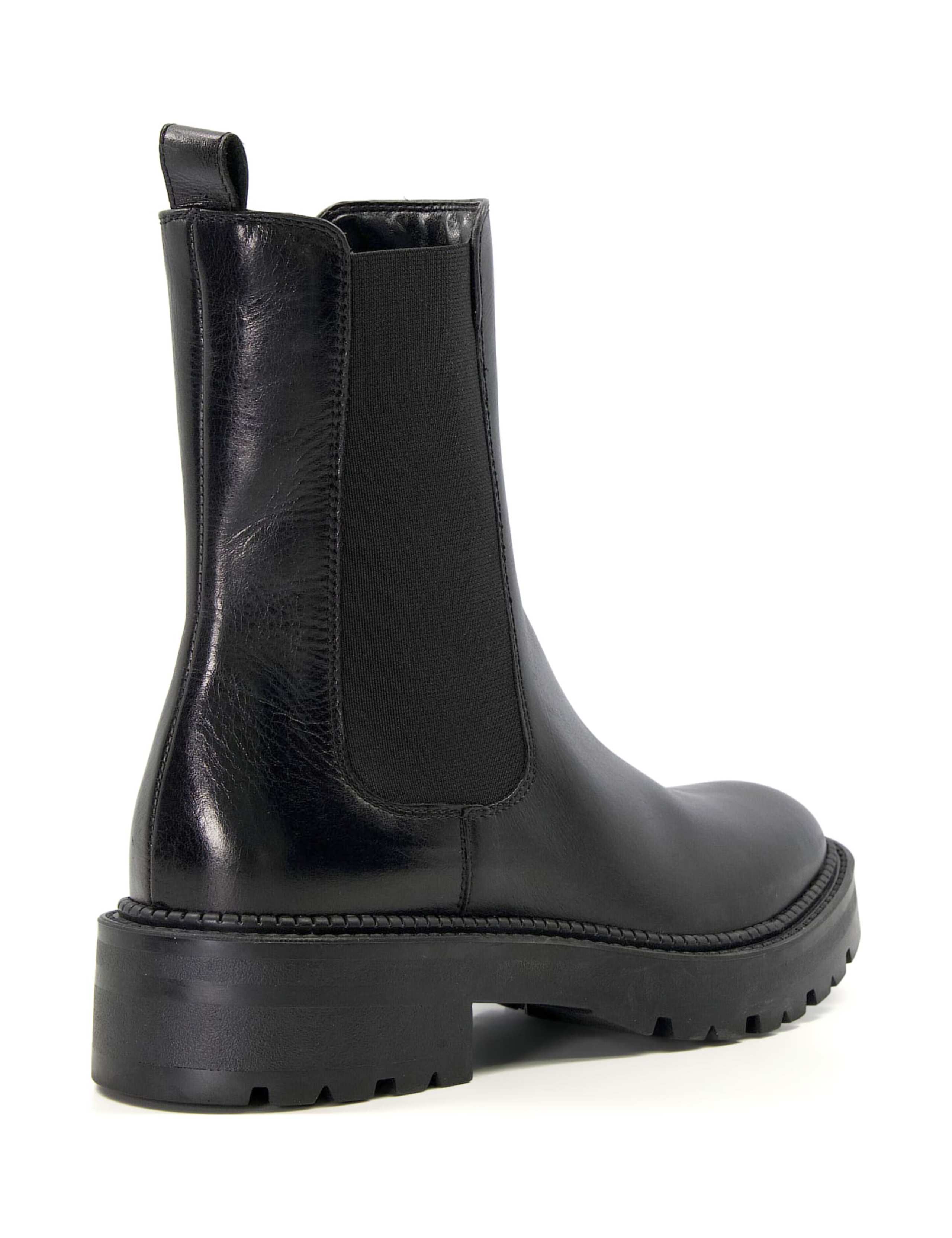 Leather Chunky Chelsea Ankle Boot 3 of 4