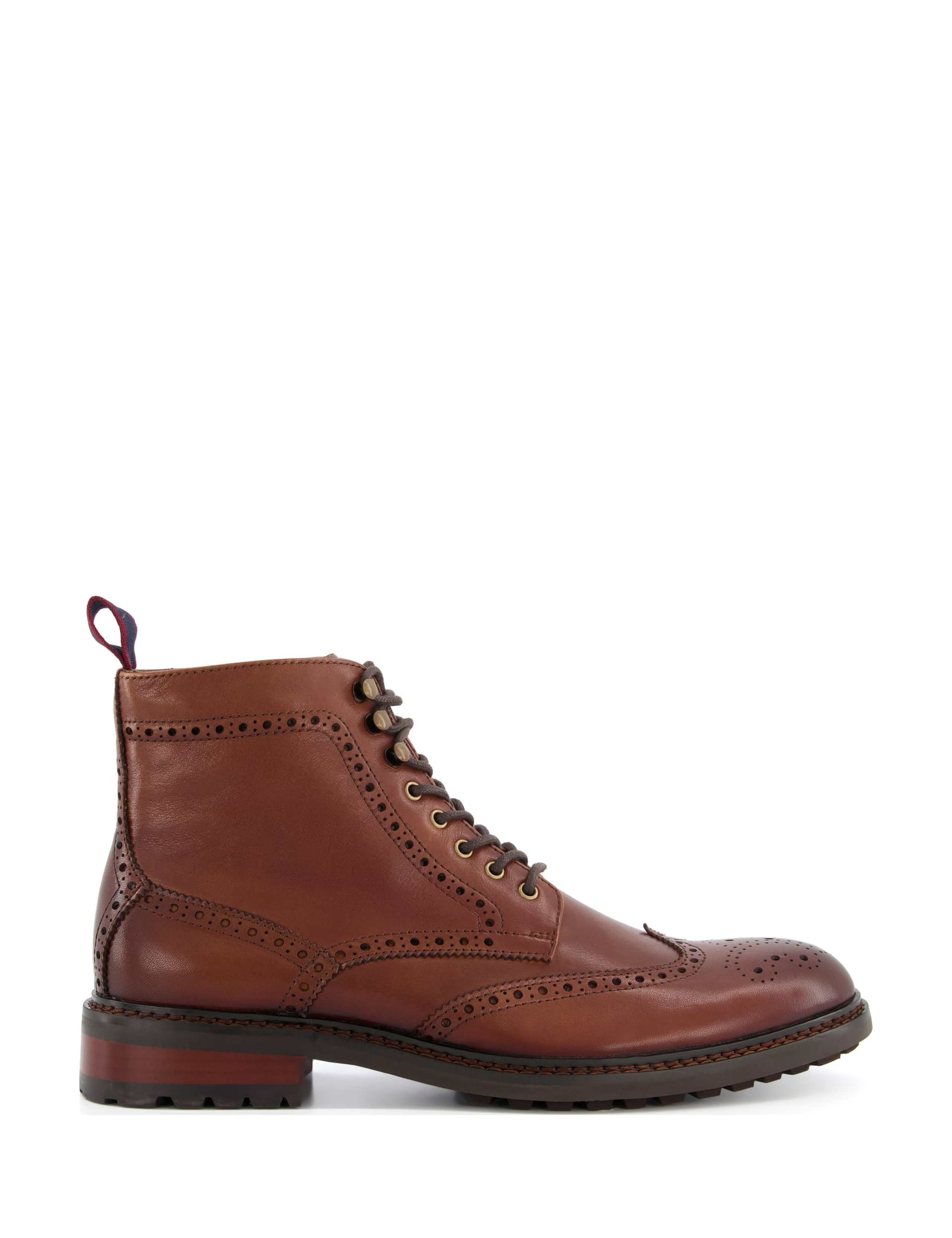 Leather Brogue Ankle Boots 2 of 6