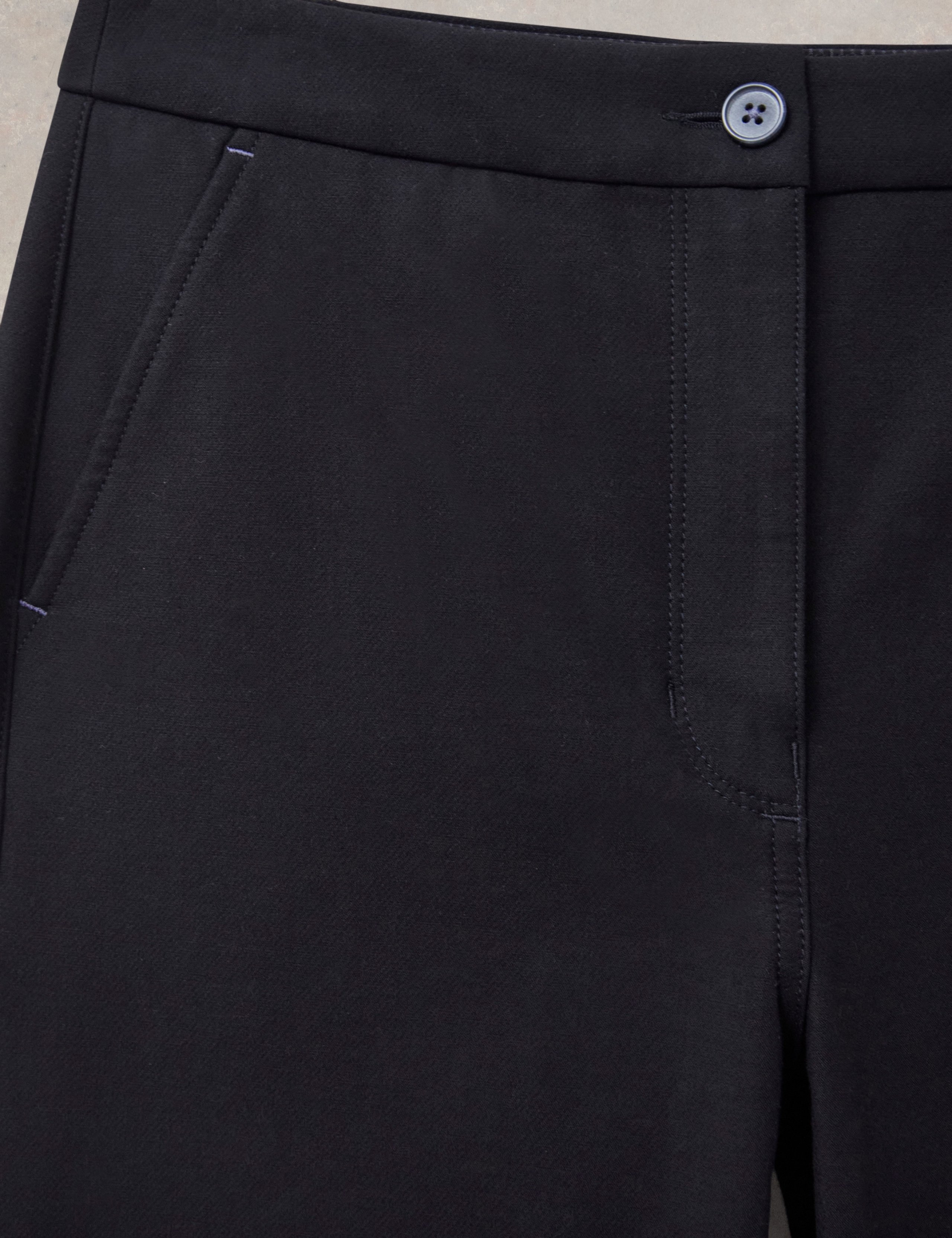 Cotton Rich Wide Leg Cropped Trousers 6 of 6