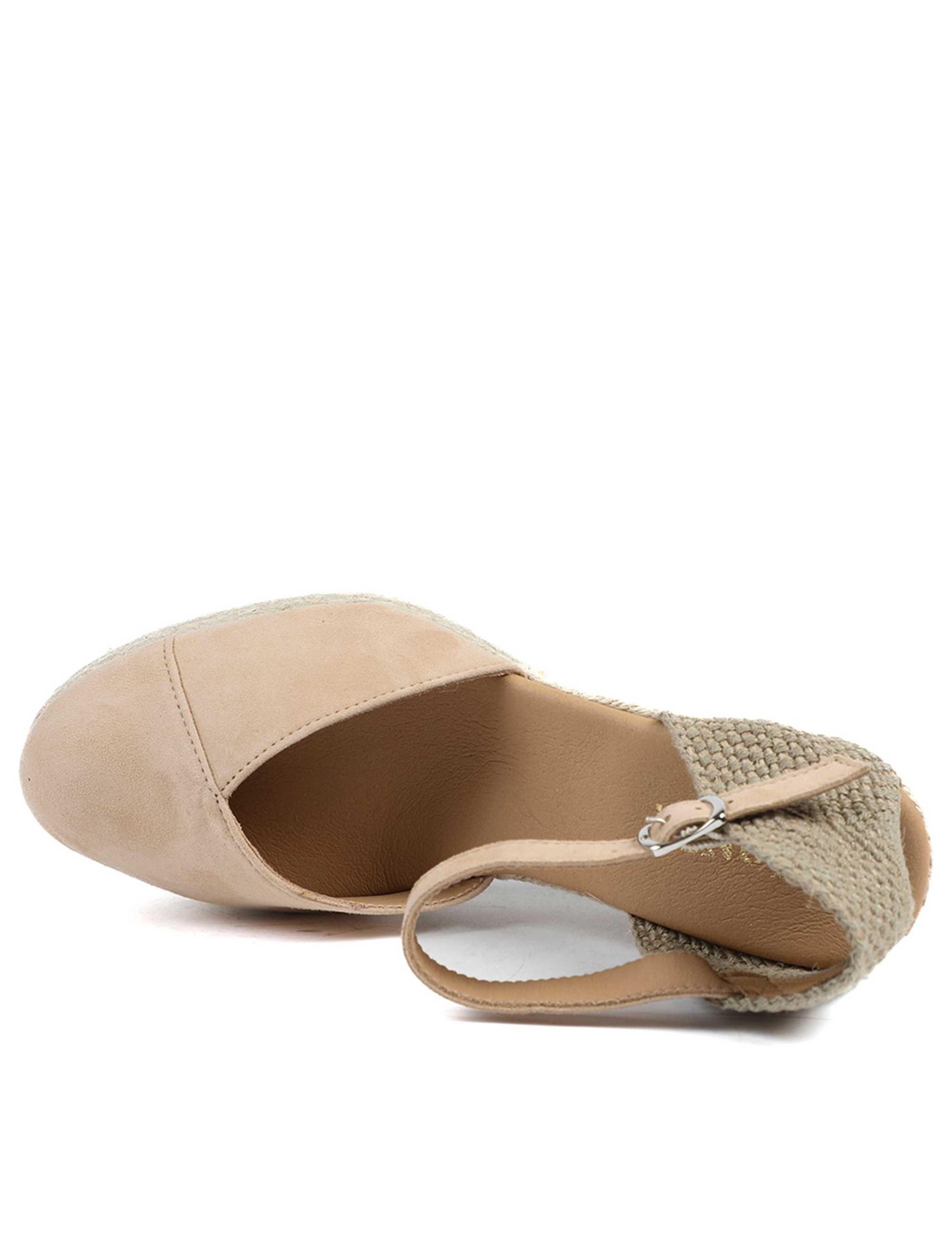 Suede Ankle Strap Wedge Espadrilles 4 of 5