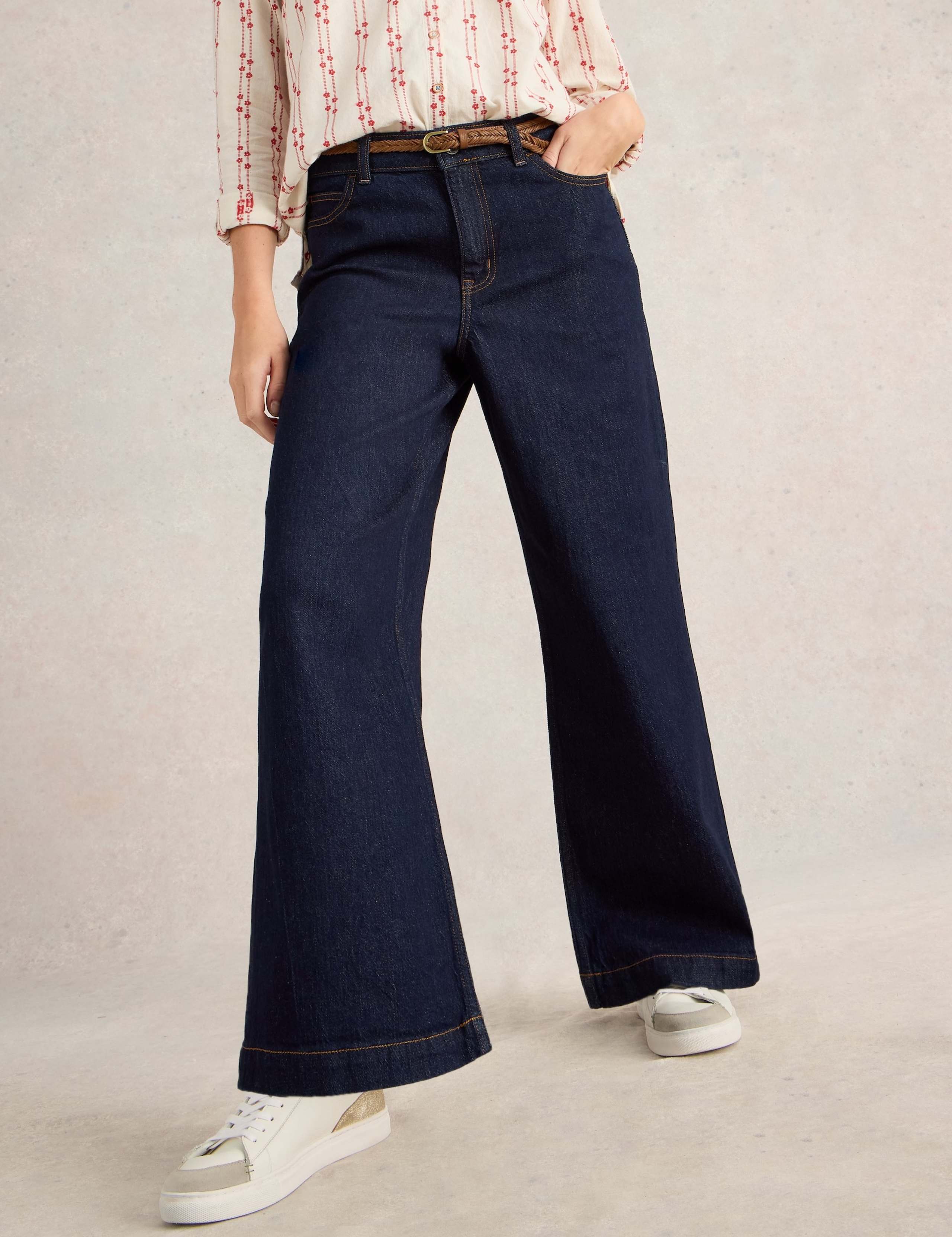 Ayla Mid Rise Wide Leg Jeans 3 of 4