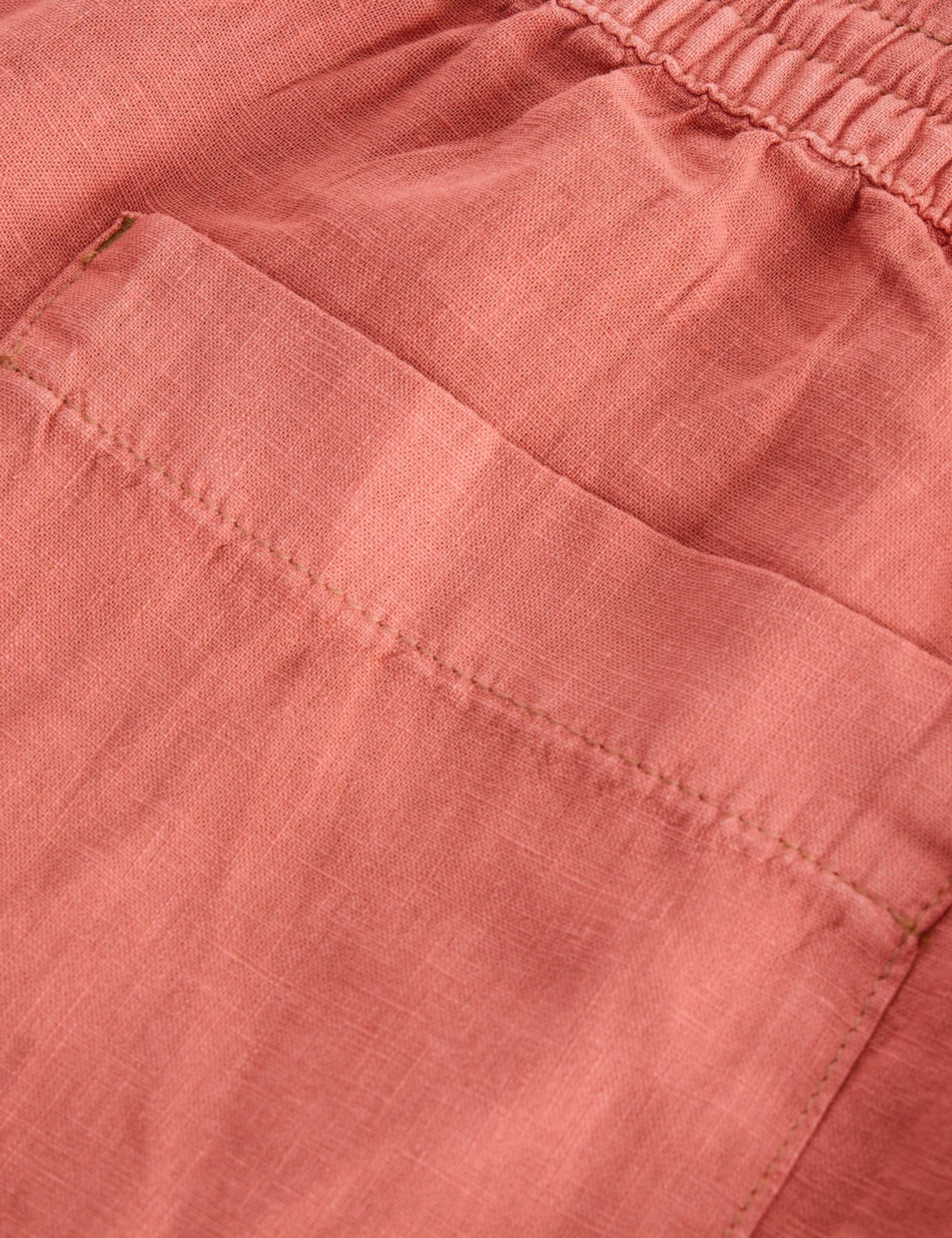Linen Rich Relaxed Ankle Grazer Trousers 6 of 6