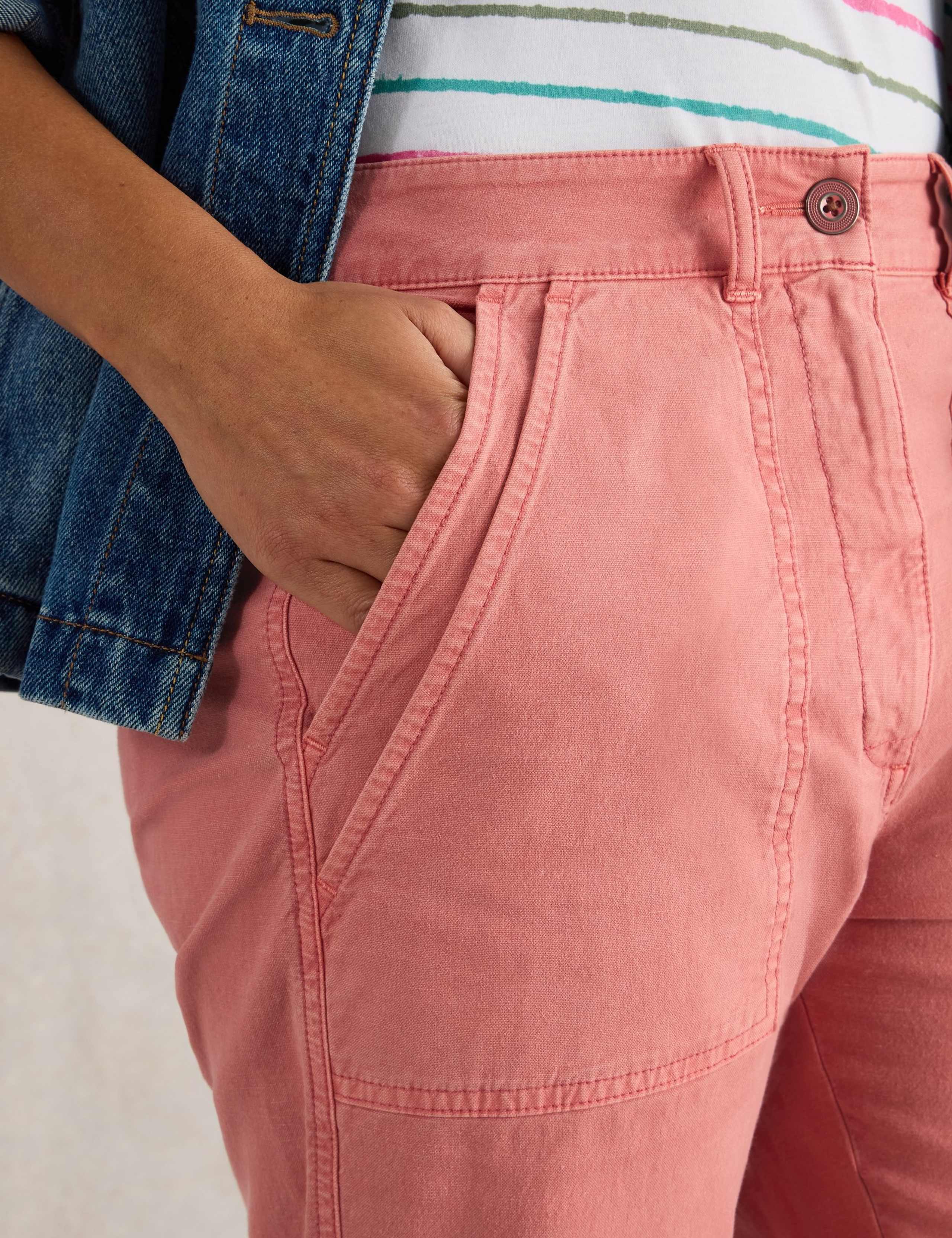 Cotton Rich Chinos With Linen 5 of 6