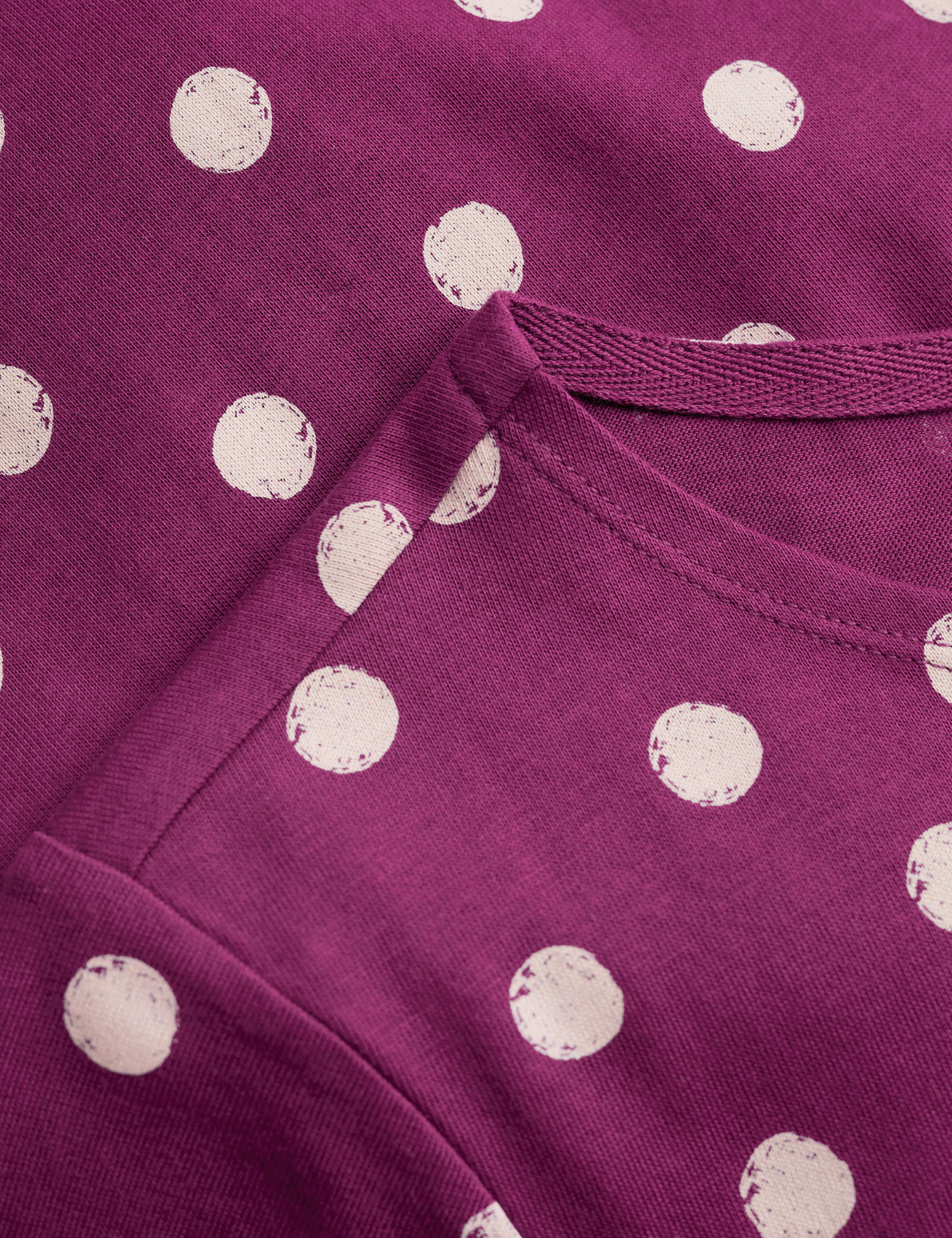 Organic Cotton Polka Dot Round Neck Top 5 of 5