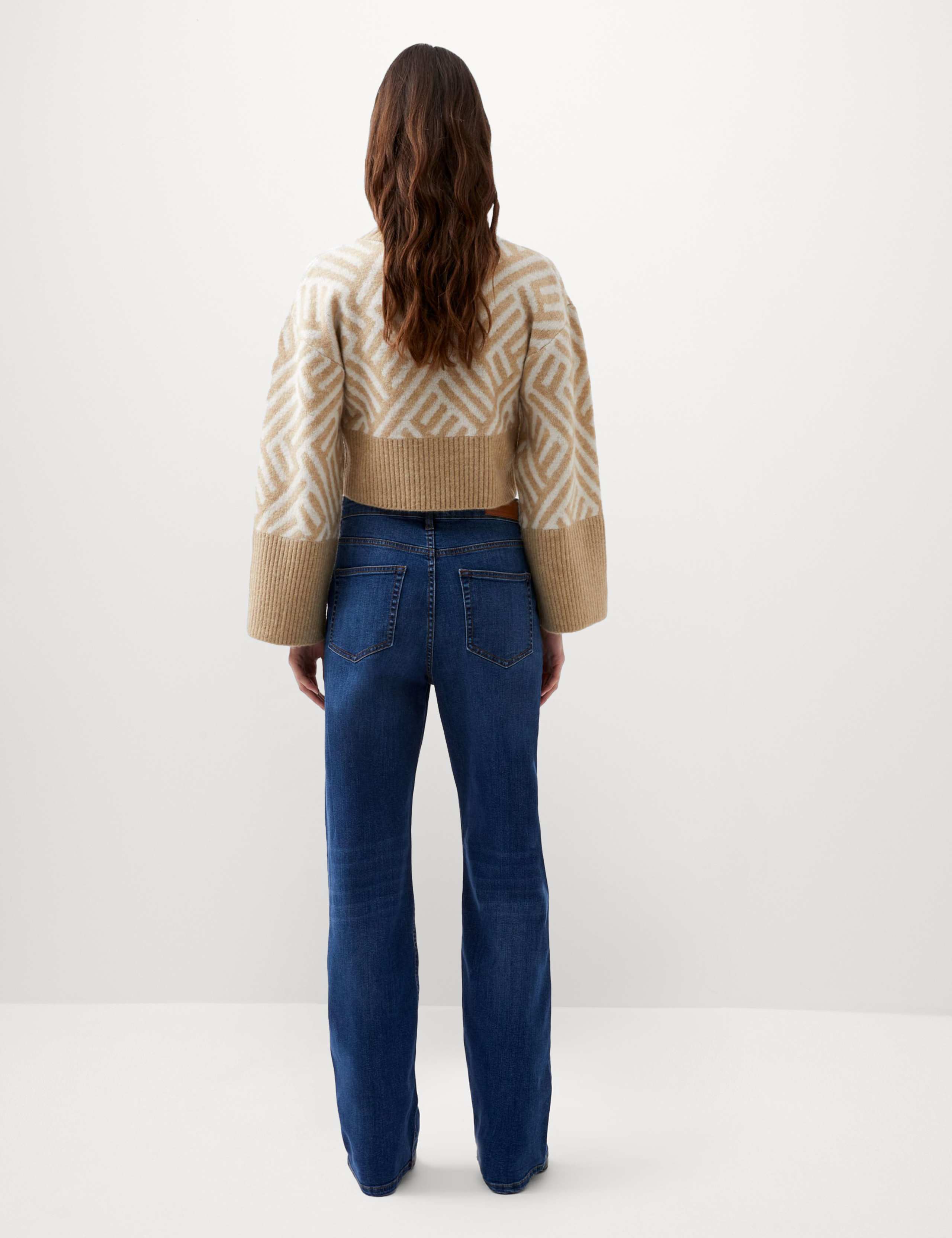 High Waisted Straight Leg Jeans 4 of 5