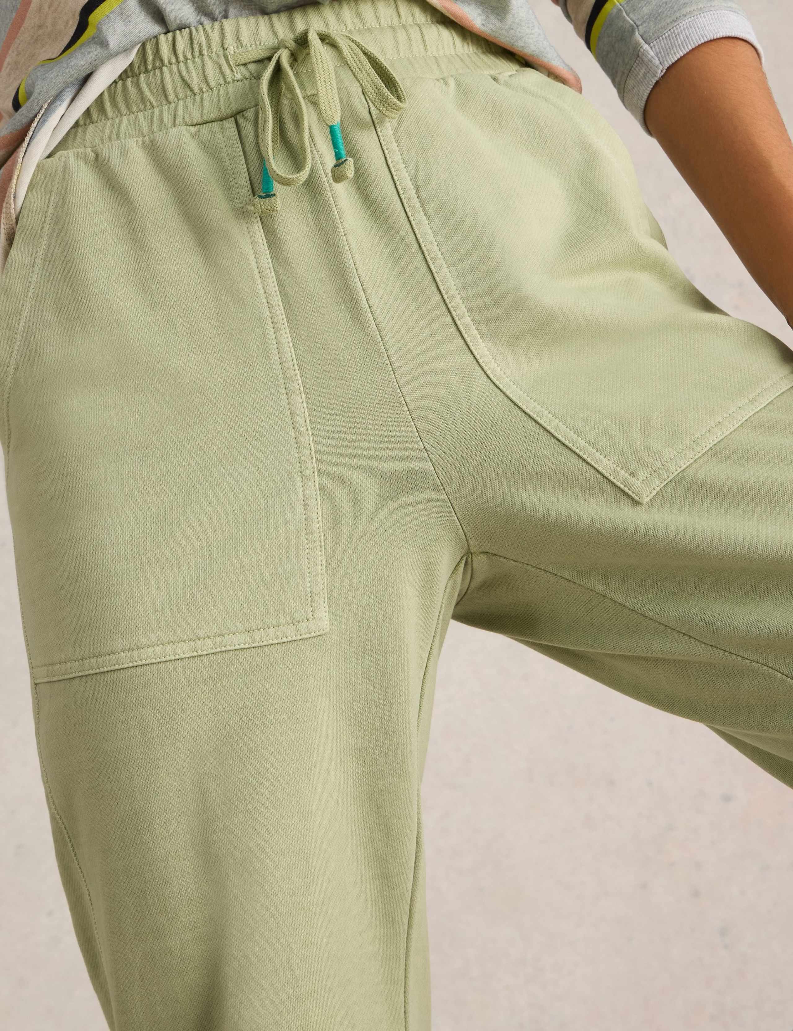 Pure Cotton Jersey Joggers 5 of 6