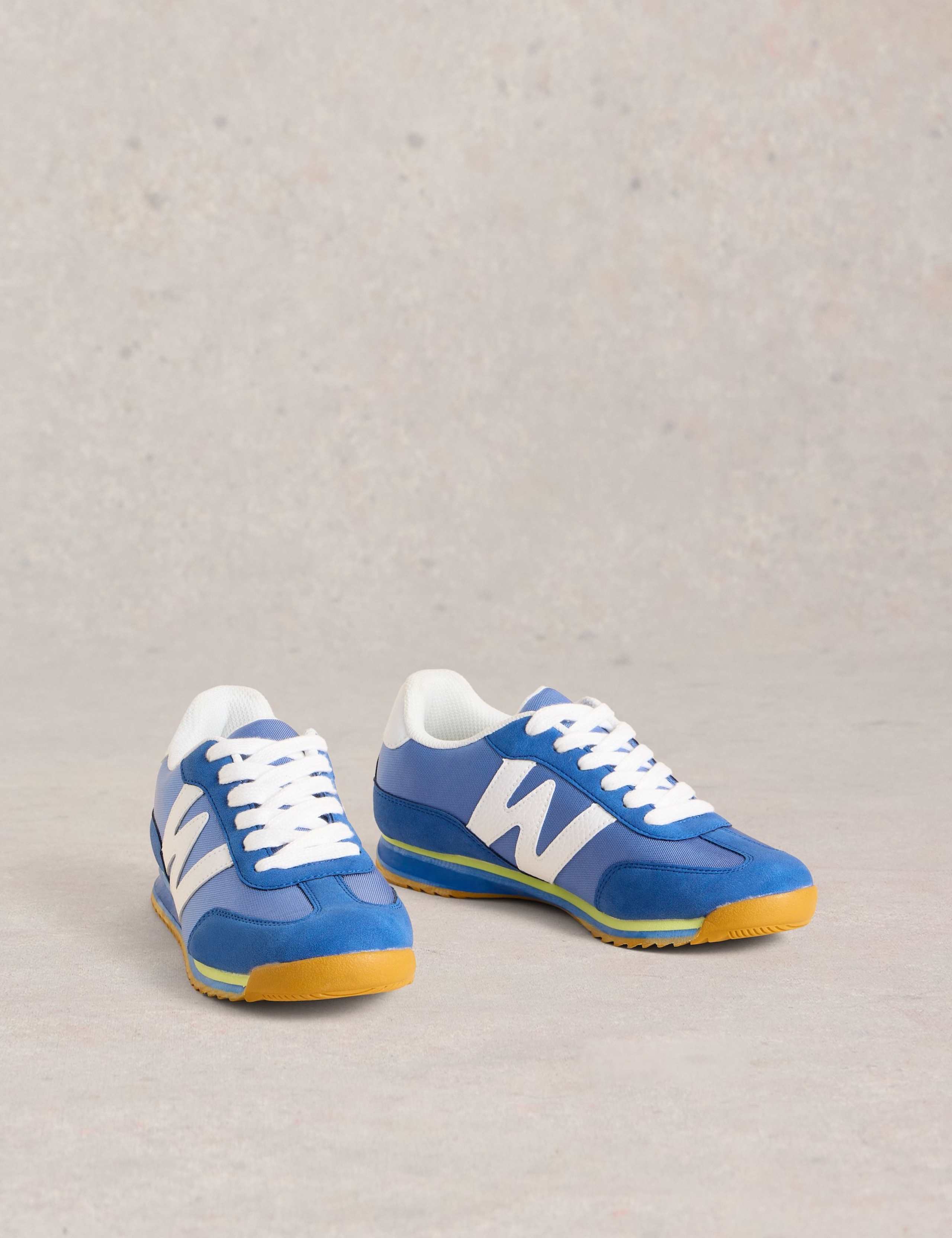 Canvas Lace Up Side Detail Trainers 2 of 5