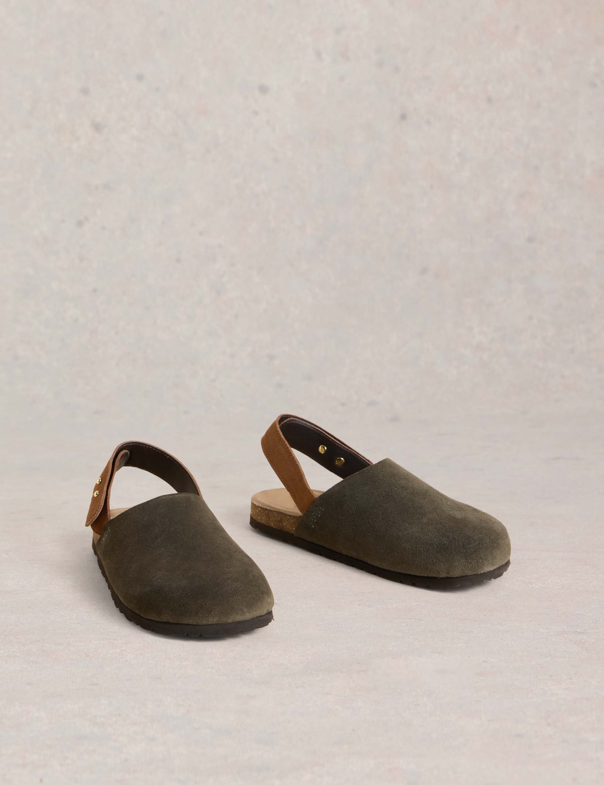 Leather Slingback Footbed Sandals 2 of 4