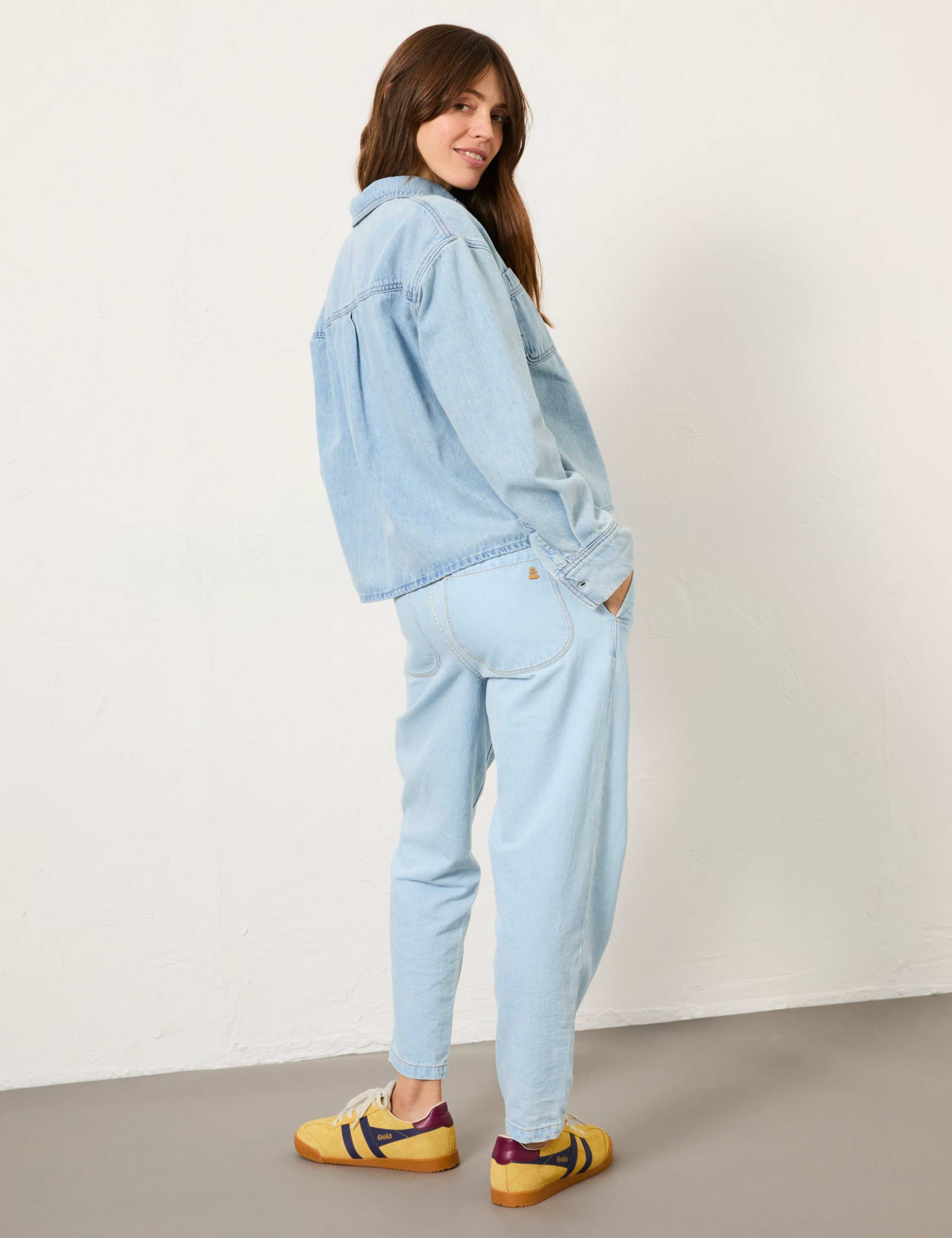 Pure Cotton Collared Button Through Shirt 4 of 5