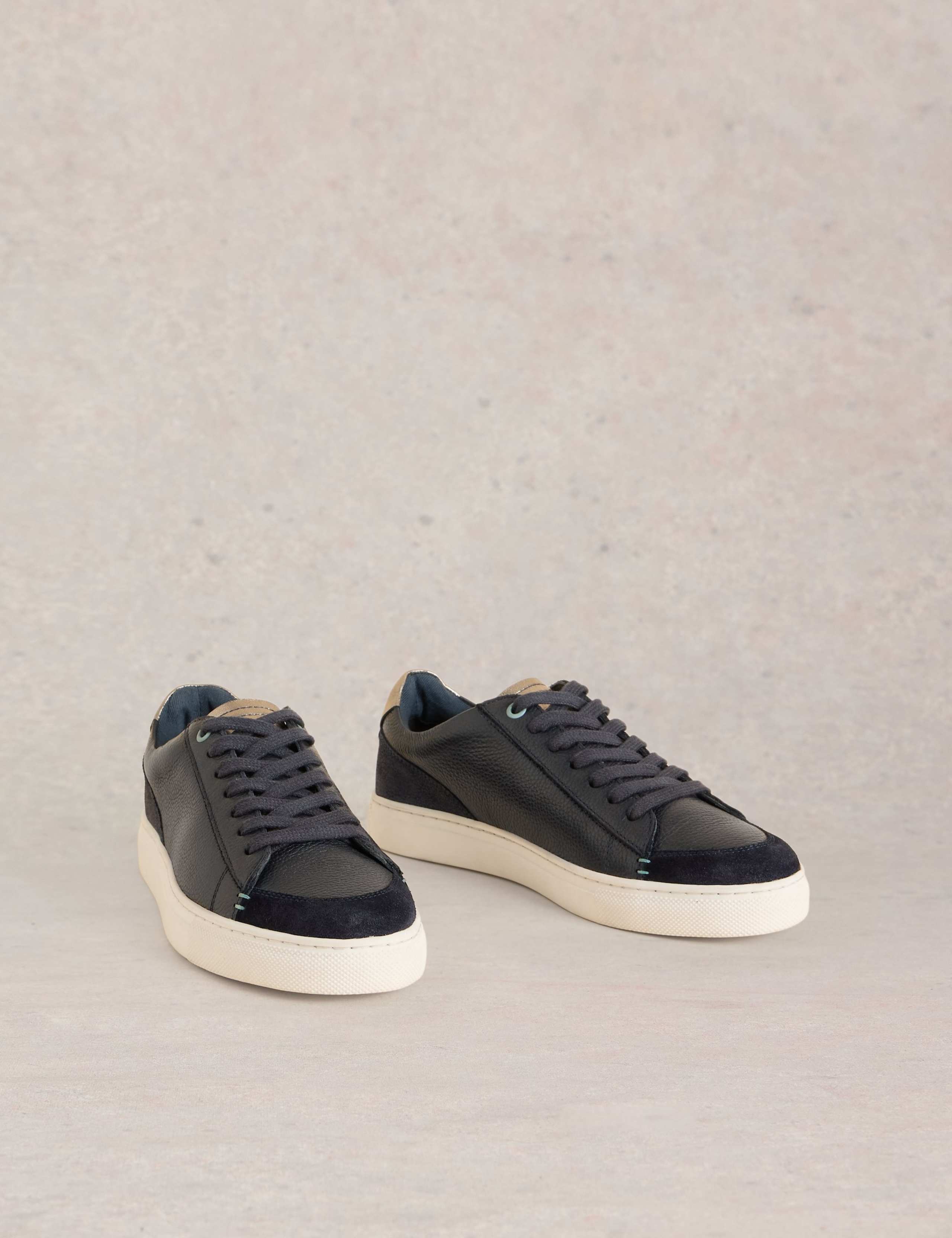 Leather Lace Up Trainers 2 of 4