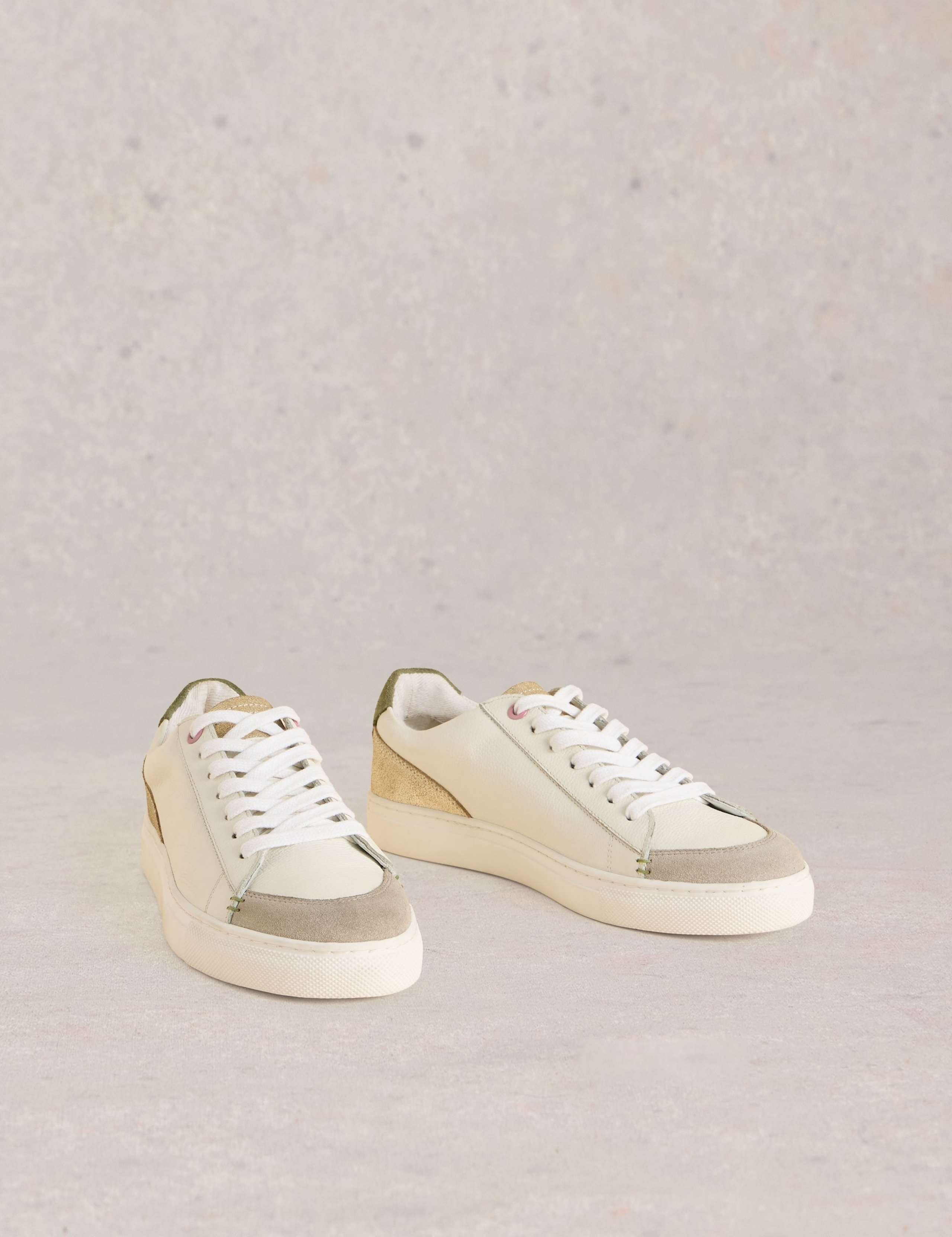 Leather Lace Up Trainers 2 of 4