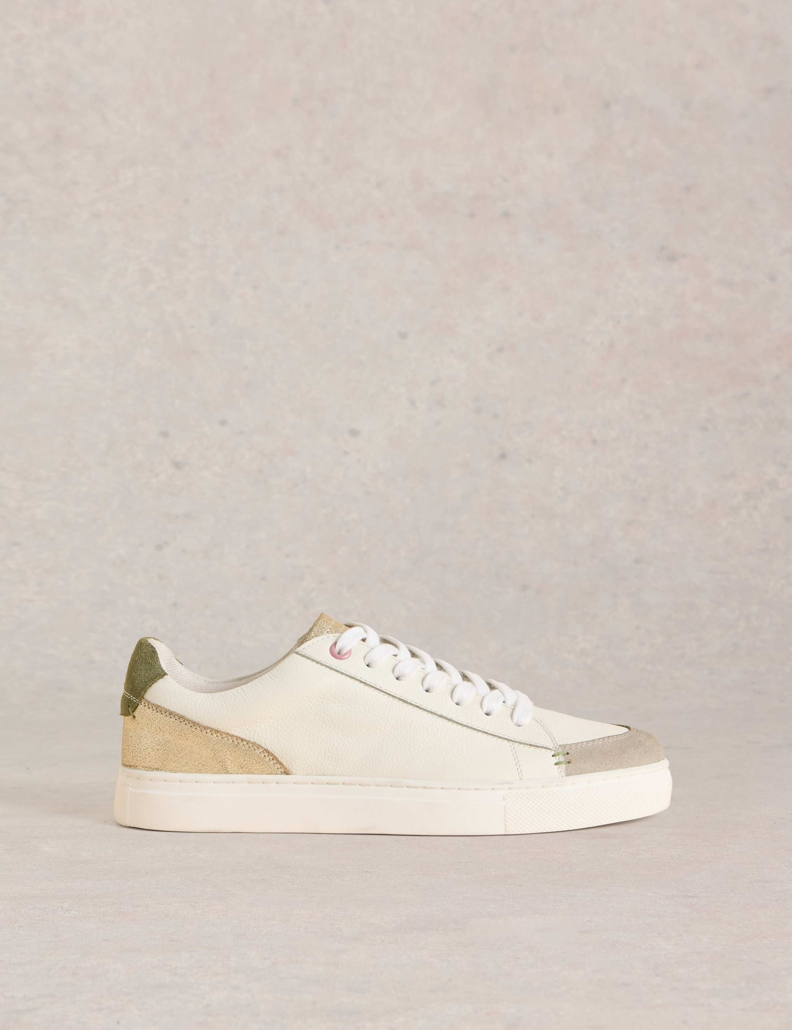 Leather Lace Up Trainers 1 of 4