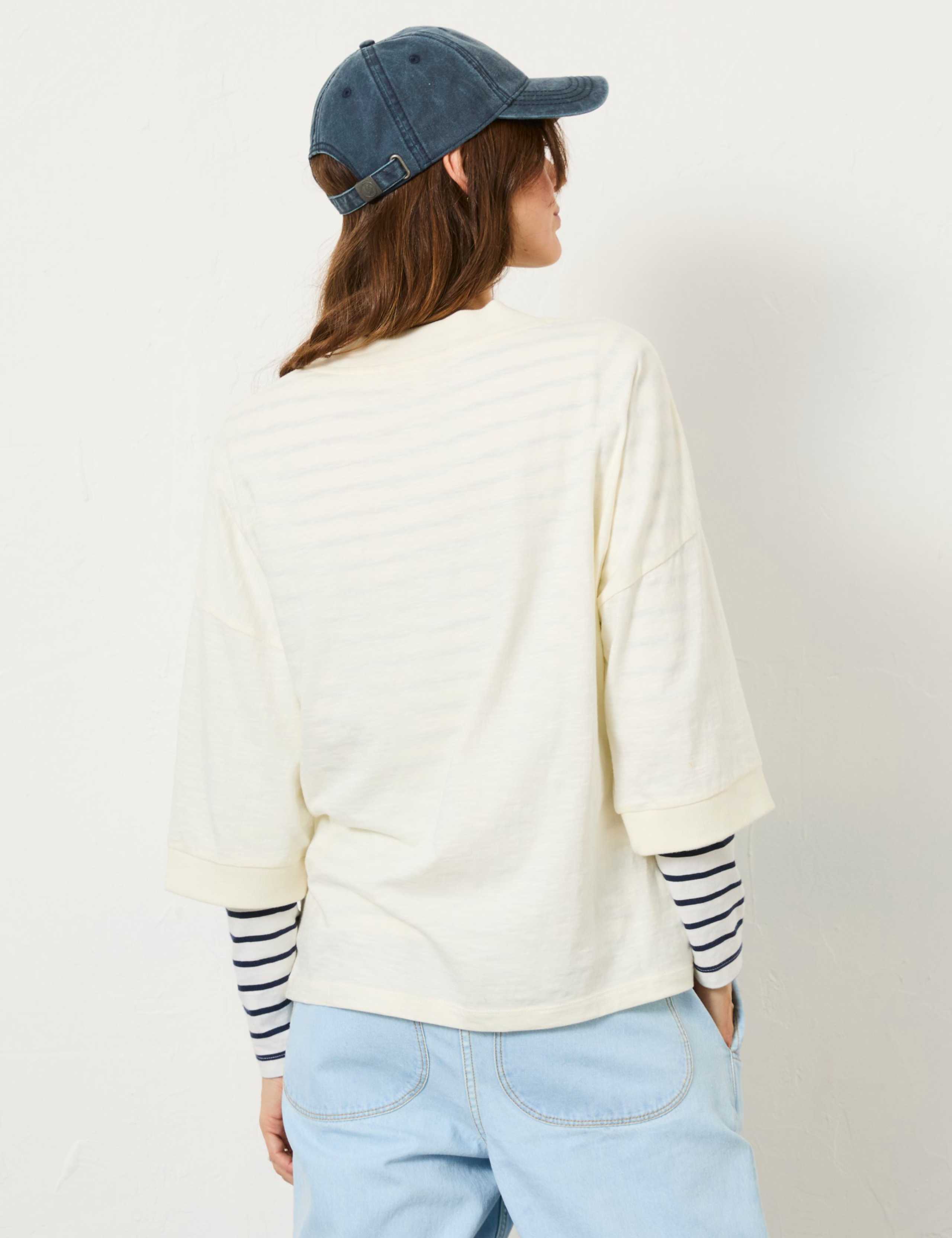 Pure Cotton V-Neck Pocket T-Shirt 5 of 5