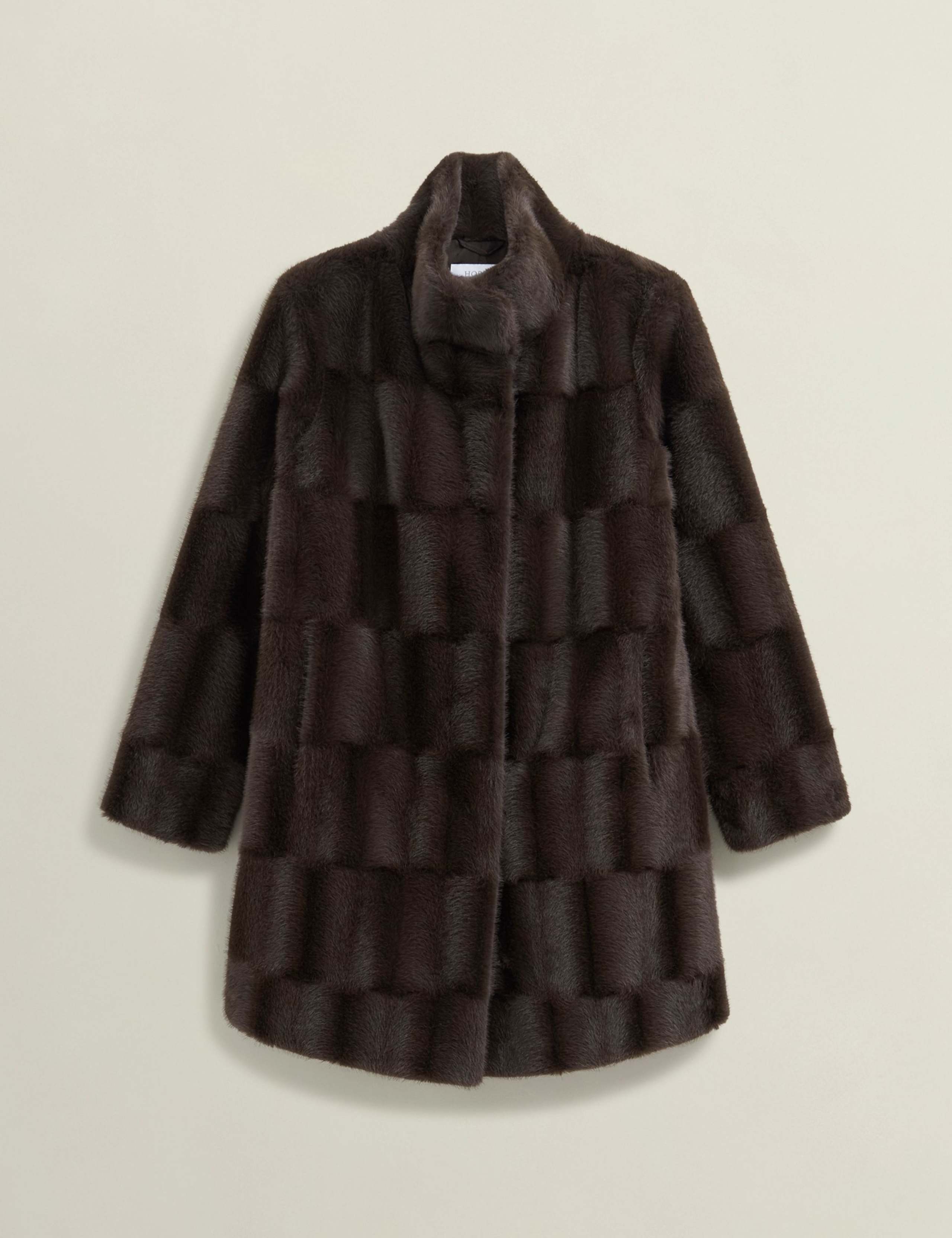 Faux Fur Longline Coat 2 of 6