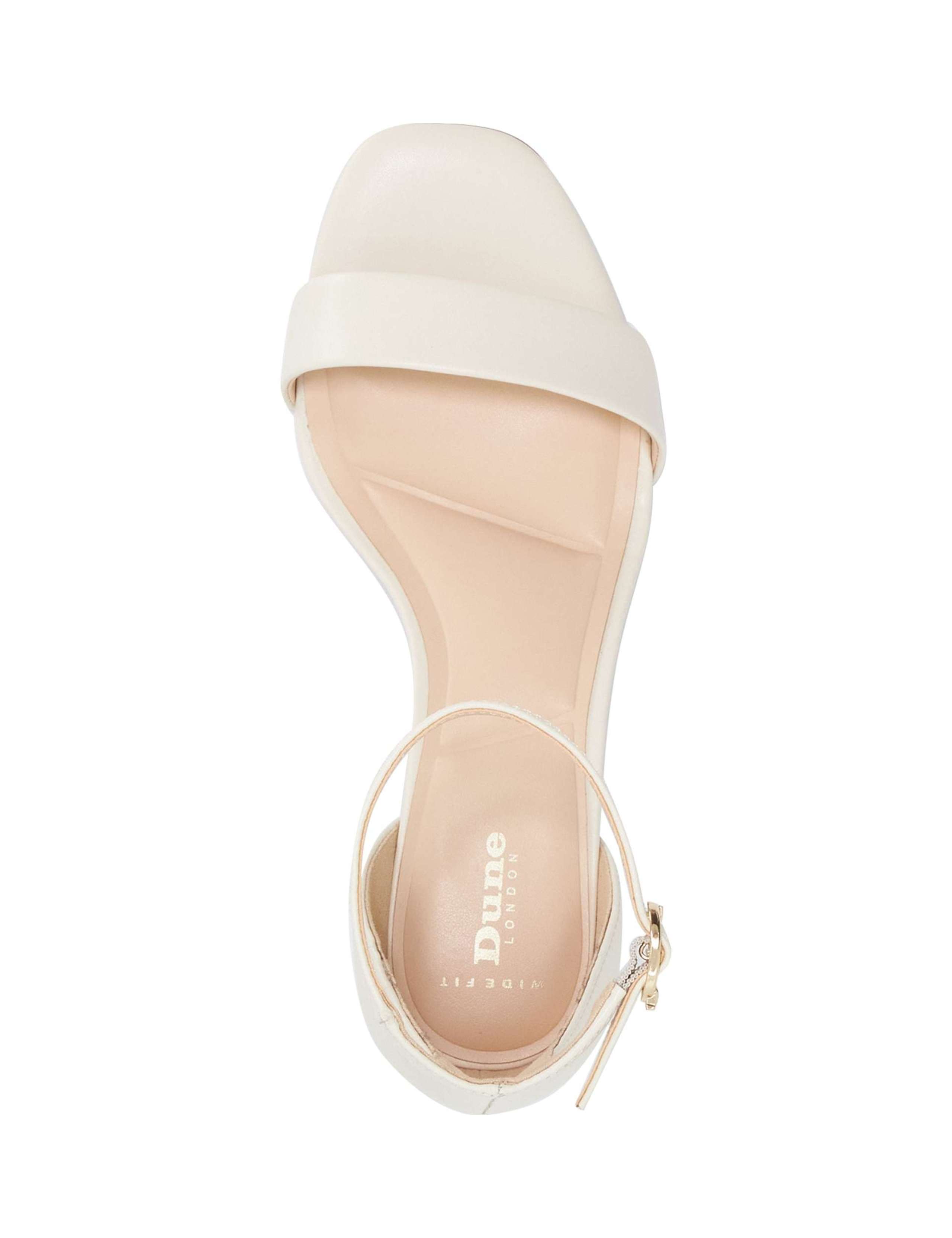 Leather Ankle Strap Block Heel Sandals 3 of 6