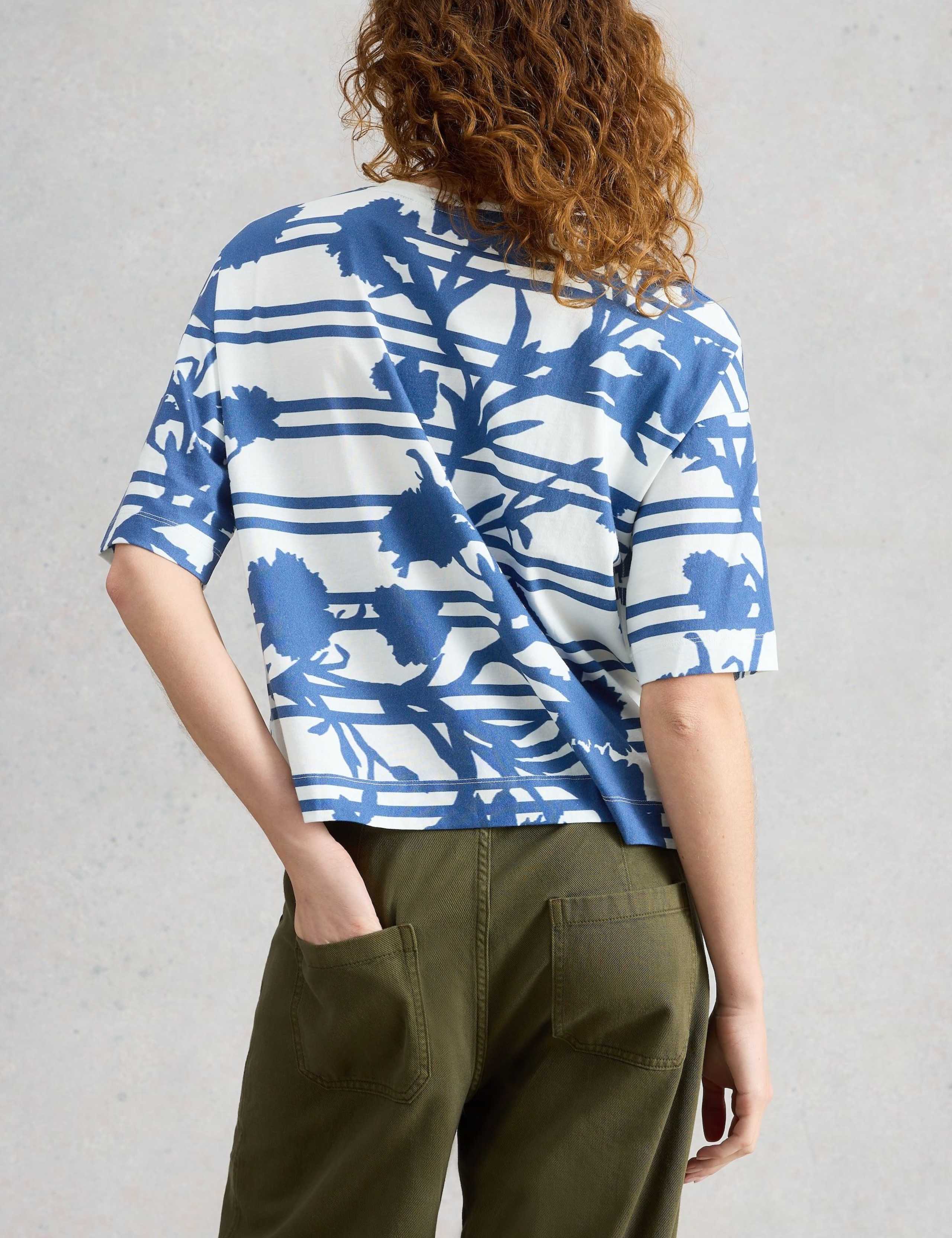 Pure Cotton Floral T-Shirt 3 of 6