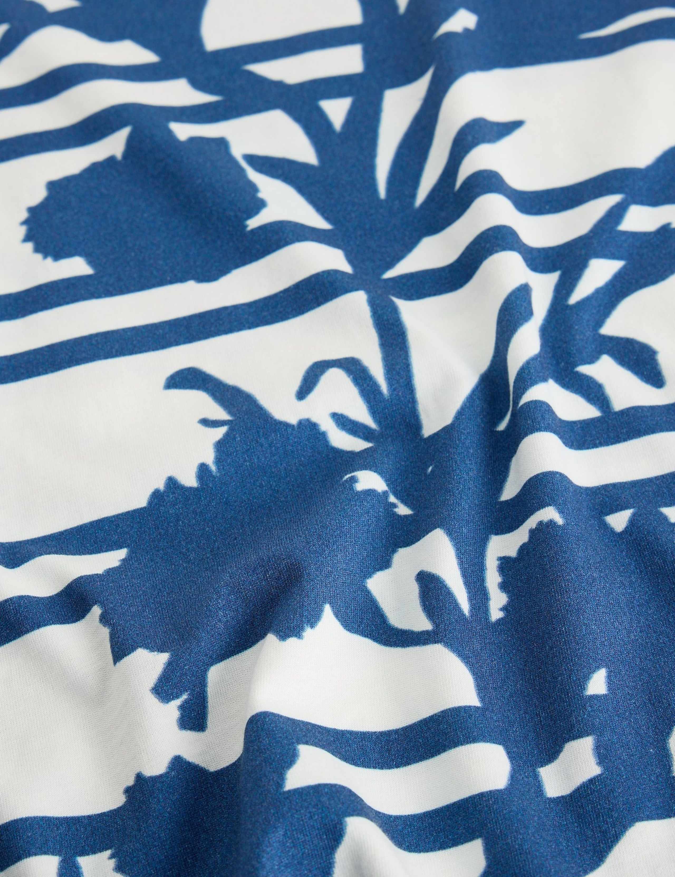 Pure Cotton Floral T-Shirt 4 of 6