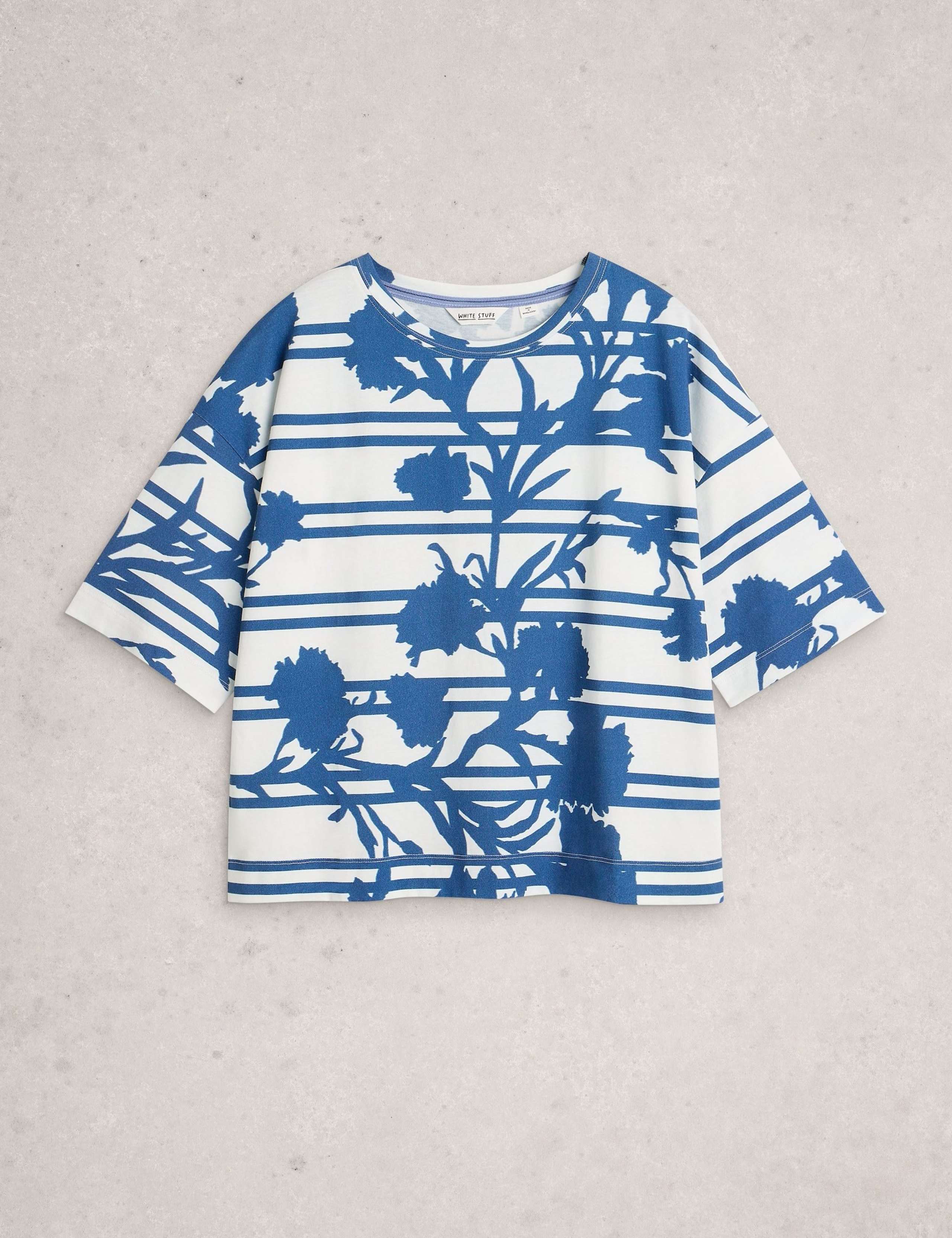 Pure Cotton Floral T-Shirt 2 of 6