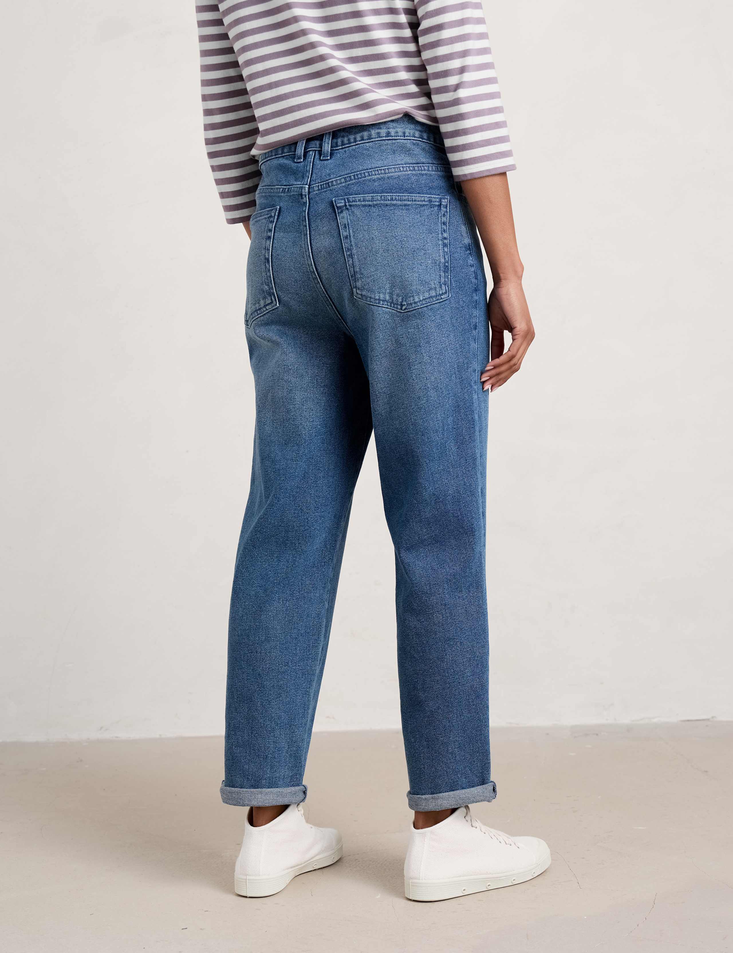 Mid Rise Straight Leg Jeans 4 of 5