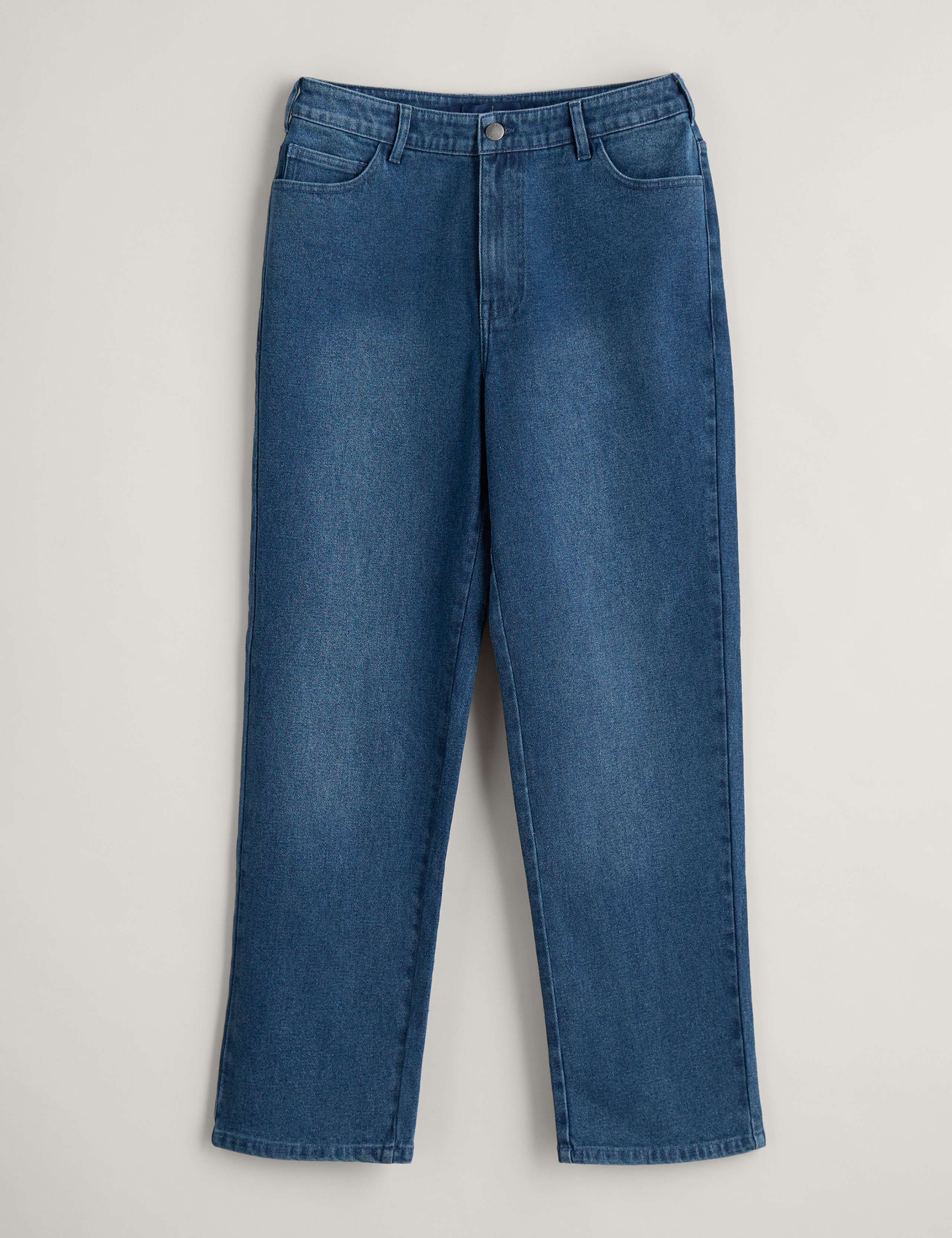 Mid Rise Straight Leg Jeans 2 of 5