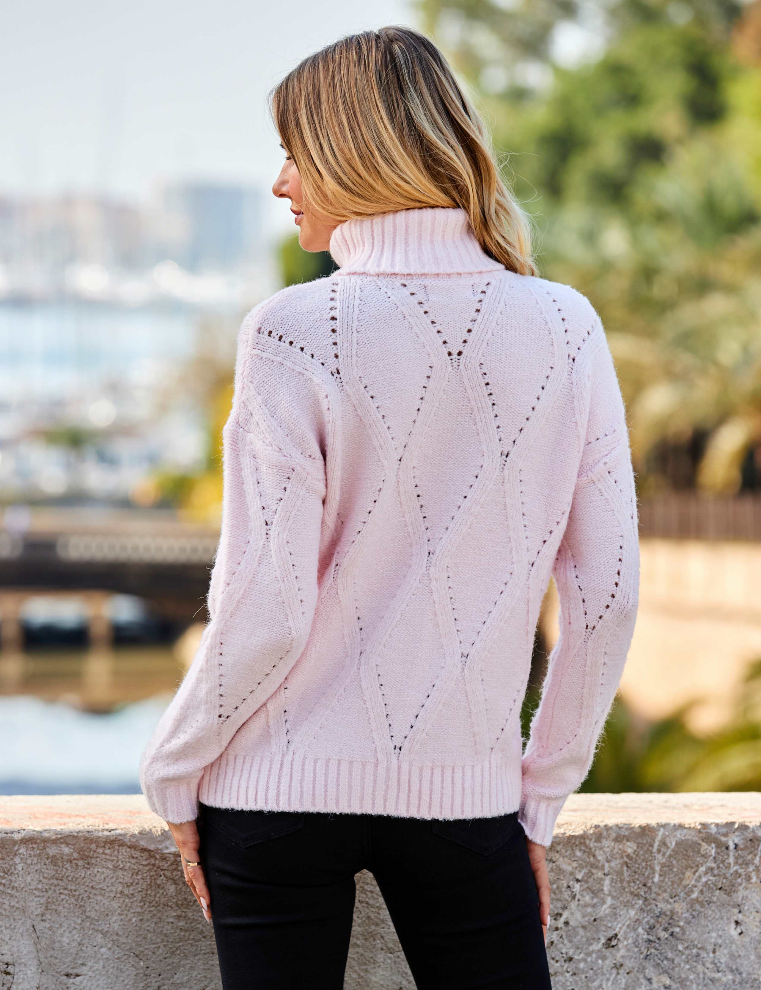 Pointelle Roll Neck Jumper 3 of 5