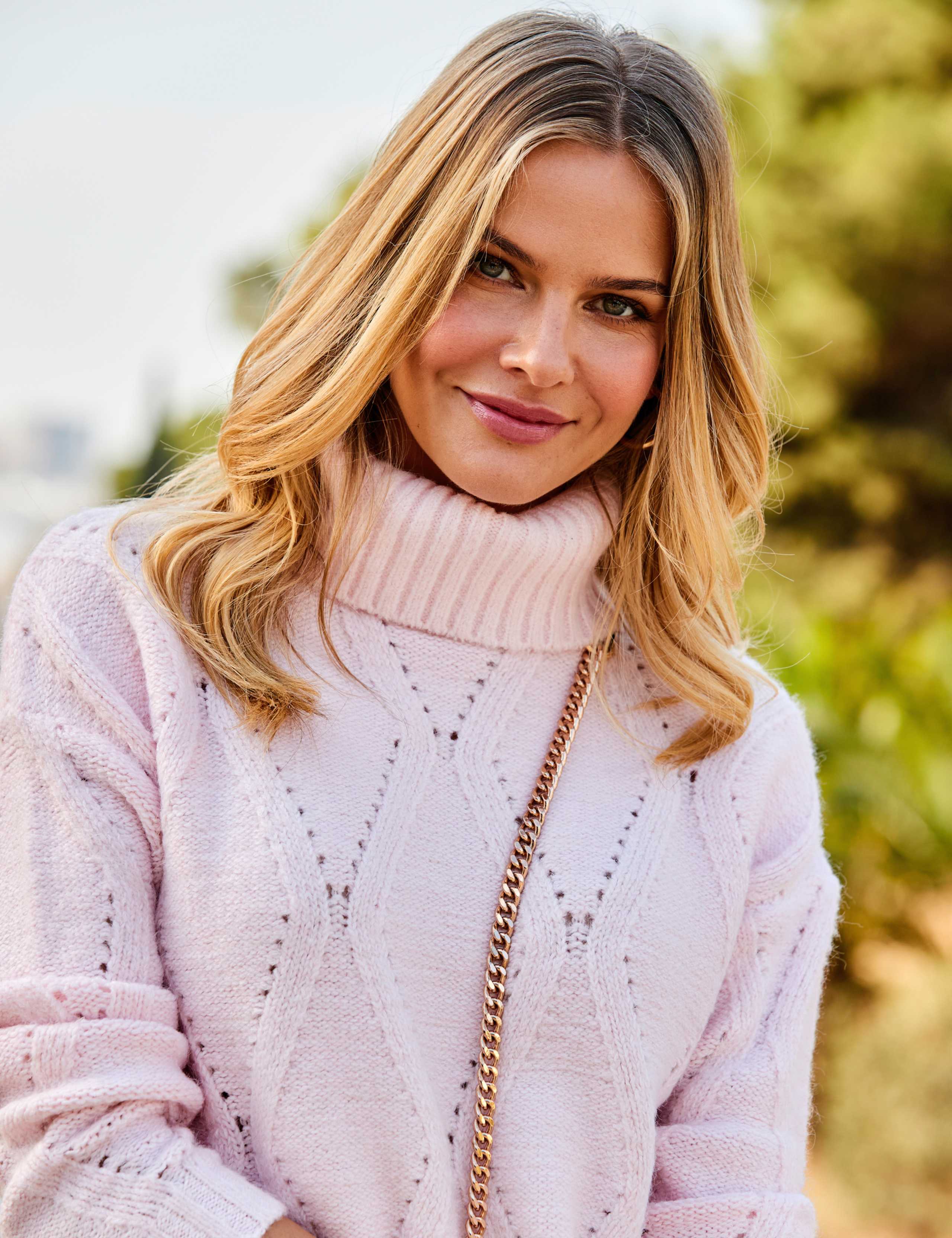 Pointelle Roll Neck Jumper 4 of 5