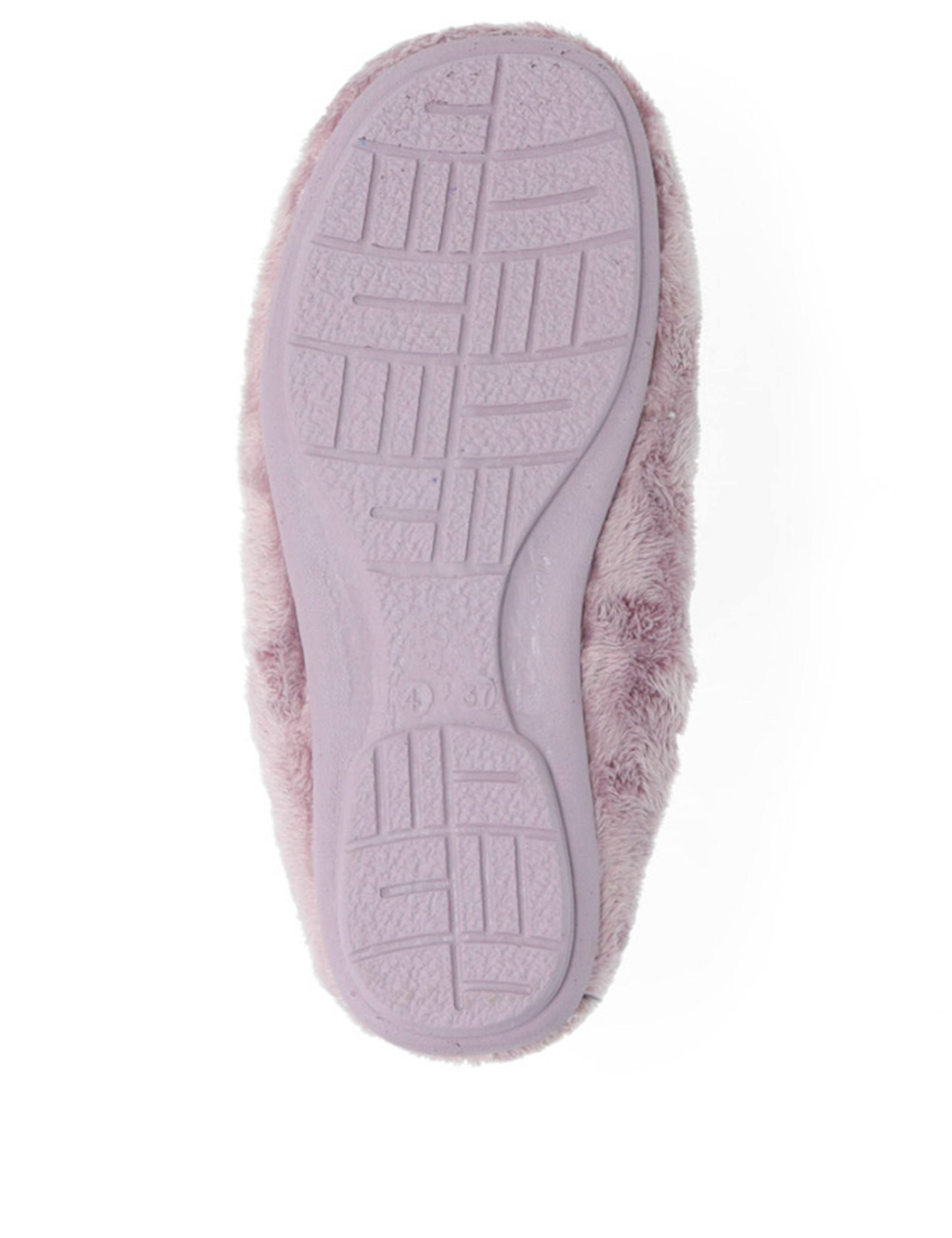 Bow Faux Fur Lined Mule Slippers 7 of 7