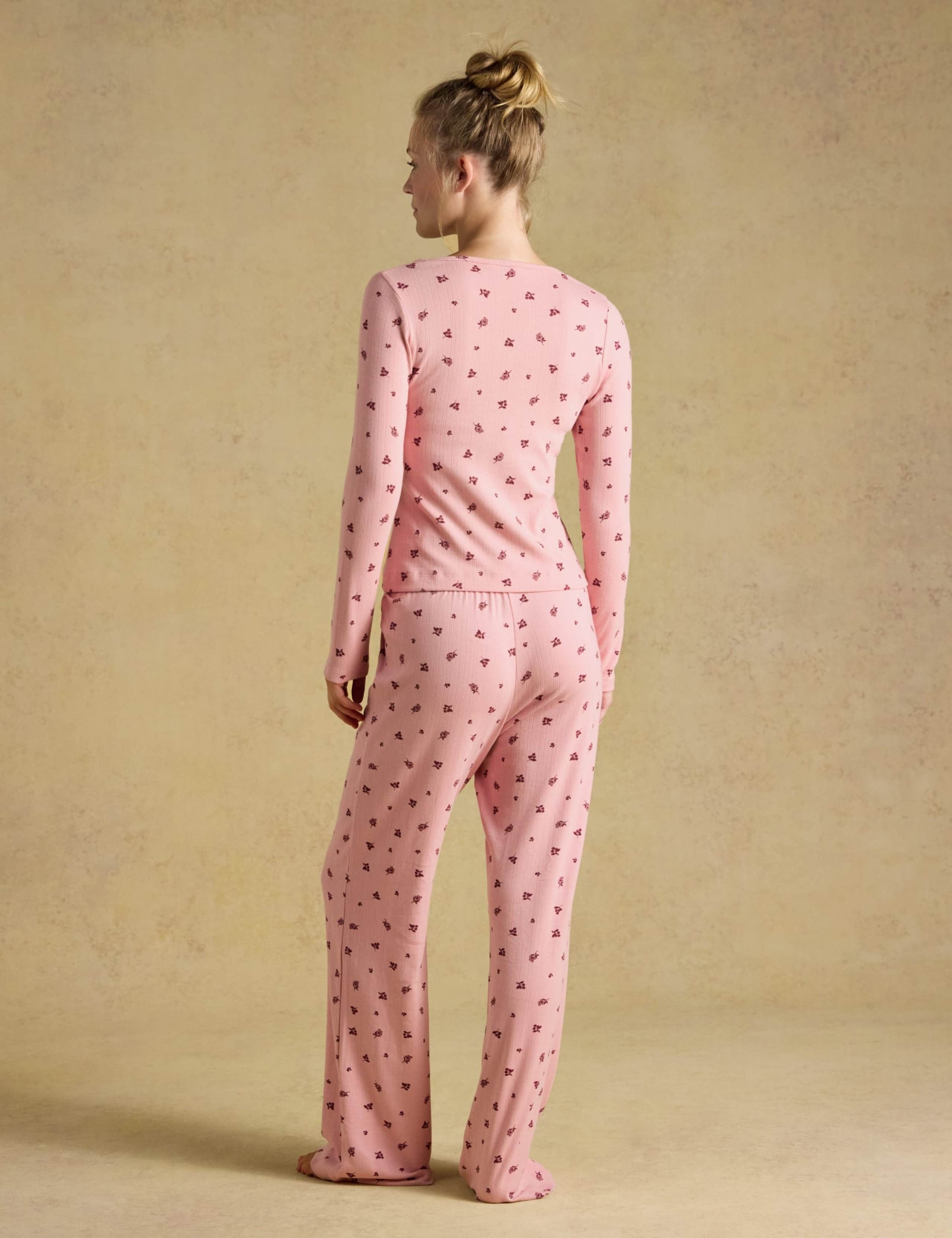 Cotton Rich Floral Pyjama Set 2 of 7