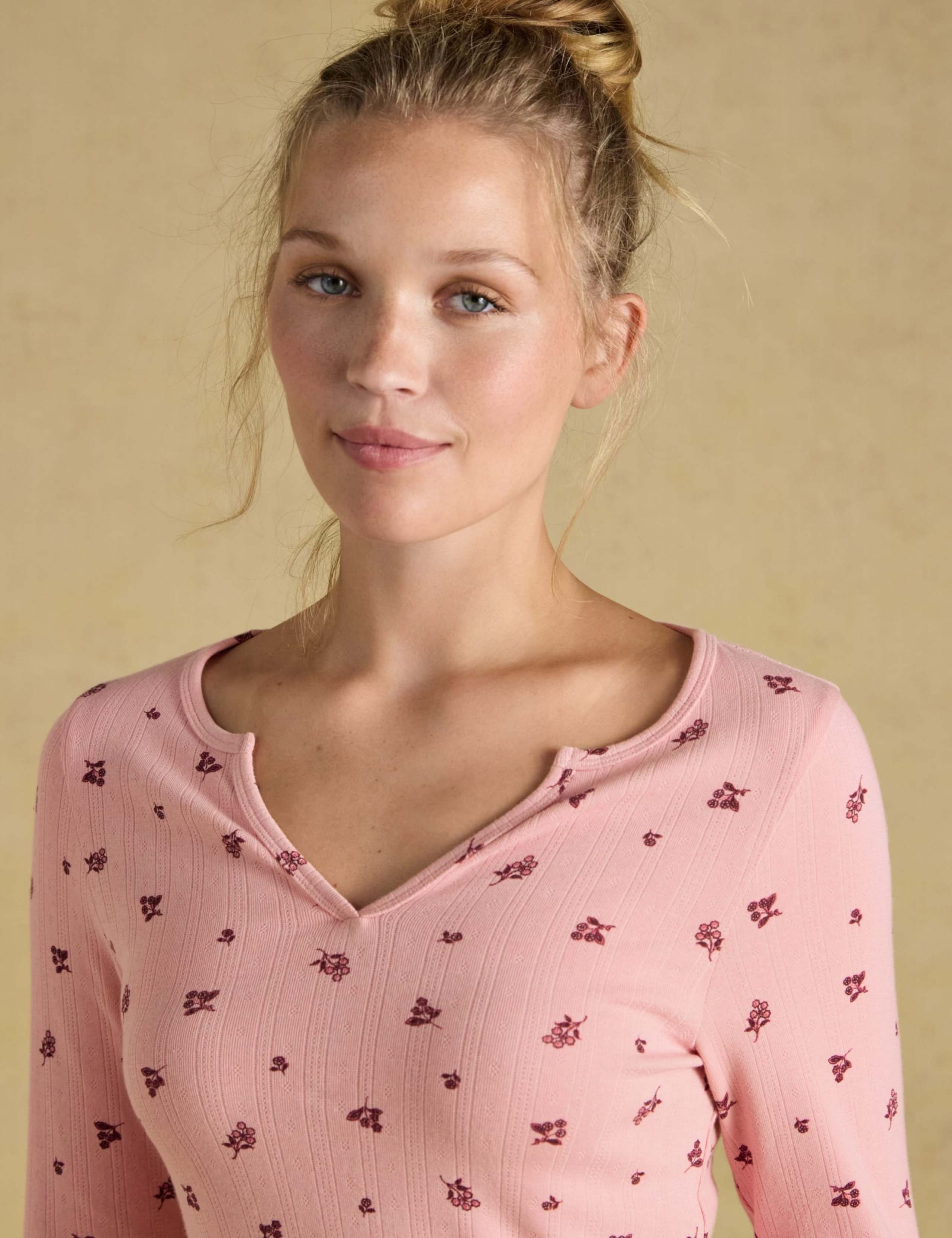 Cotton Rich Floral Pyjama Set 3 of 7