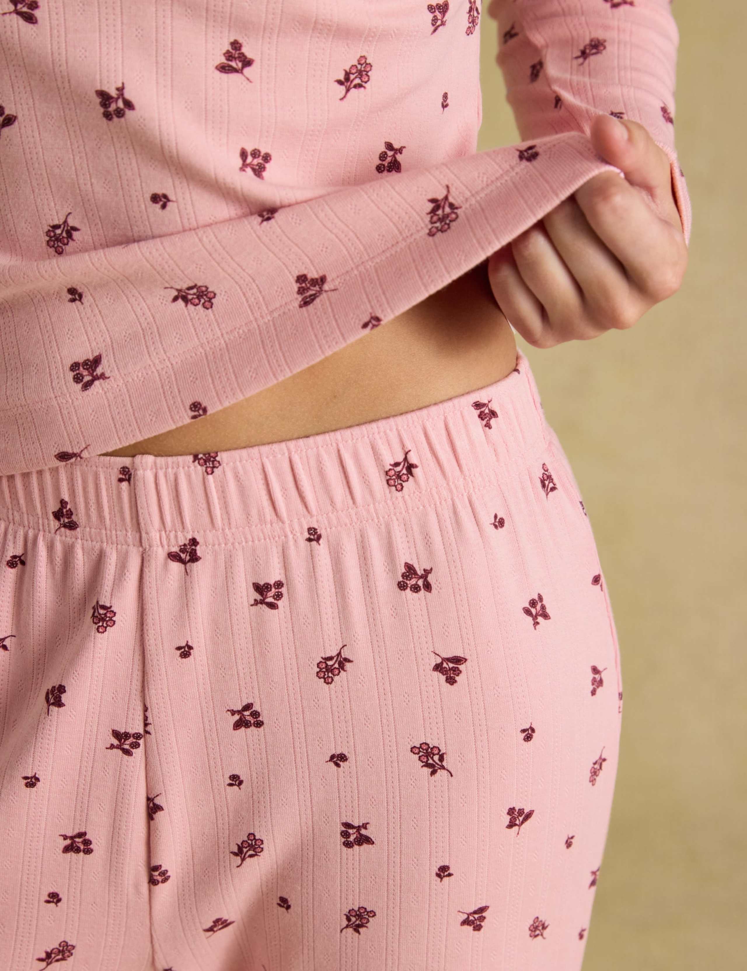 Cotton Rich Floral Pyjama Set 6 of 7