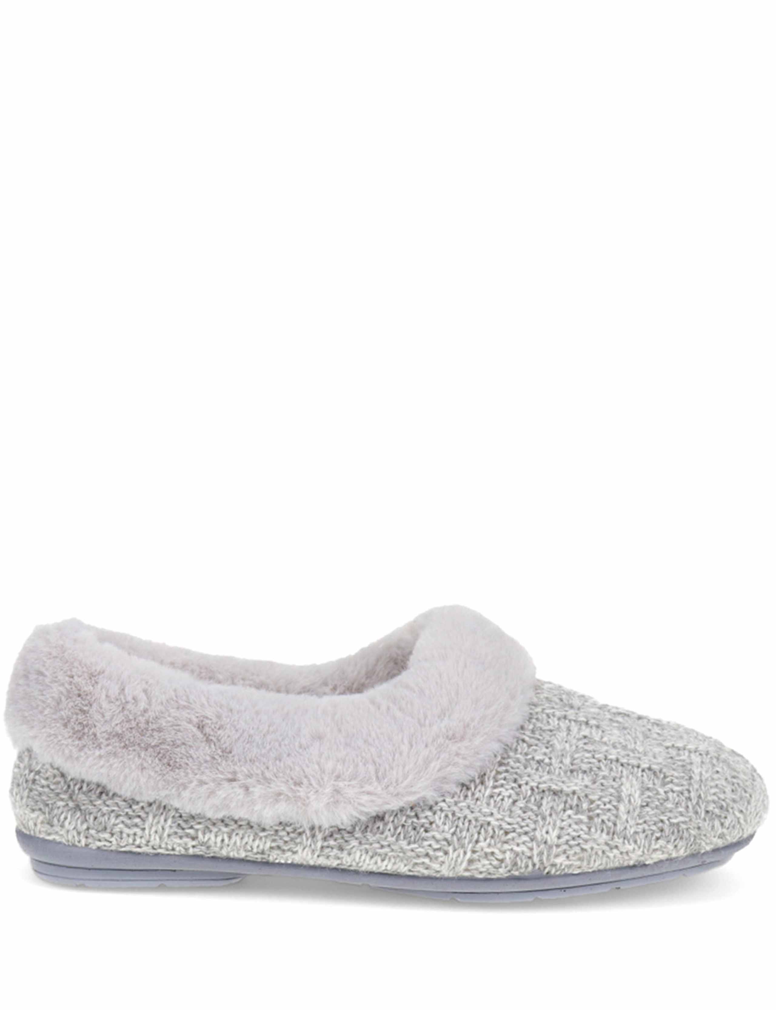 Faux Fur Cuff Slippers 2 of 6